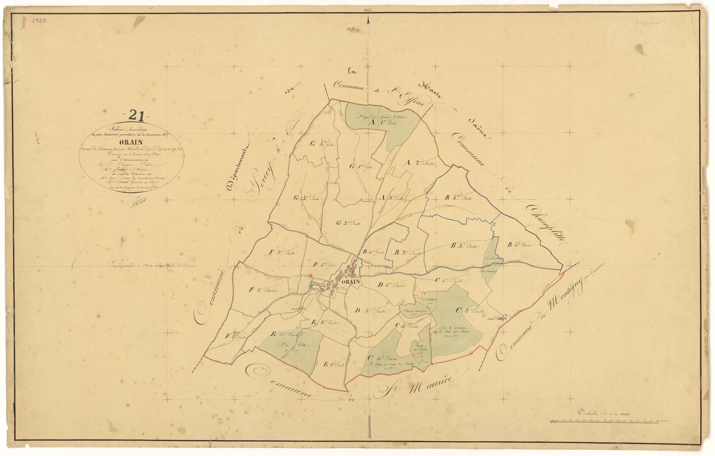 Orain - Tableau d'assemblage - 3 P PLAN 467/1
