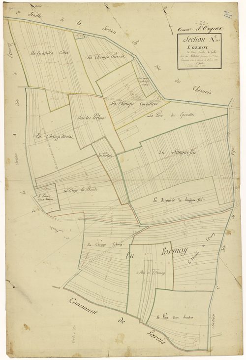 Orgeux - Section A1 - 3 P PLAN 468/2