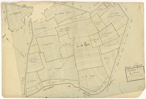 Orgeux - Section C - 3 P PLAN 468/6
