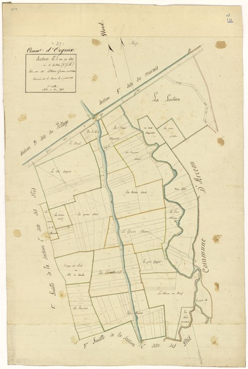 Orgeux - Section E2 - 3 P PLAN 468/9