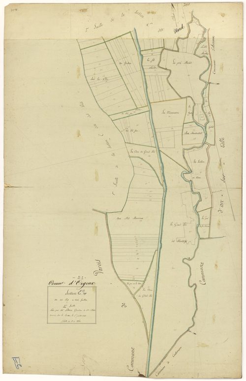 Orgeux - Section E3 - 3 P PLAN 468/10