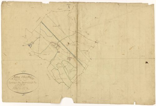 Ouges - Tableau d'assemblage - 3 P PLAN 472/1