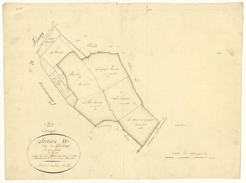 Ouges - Section D2 - 3 P PLAN 472/7