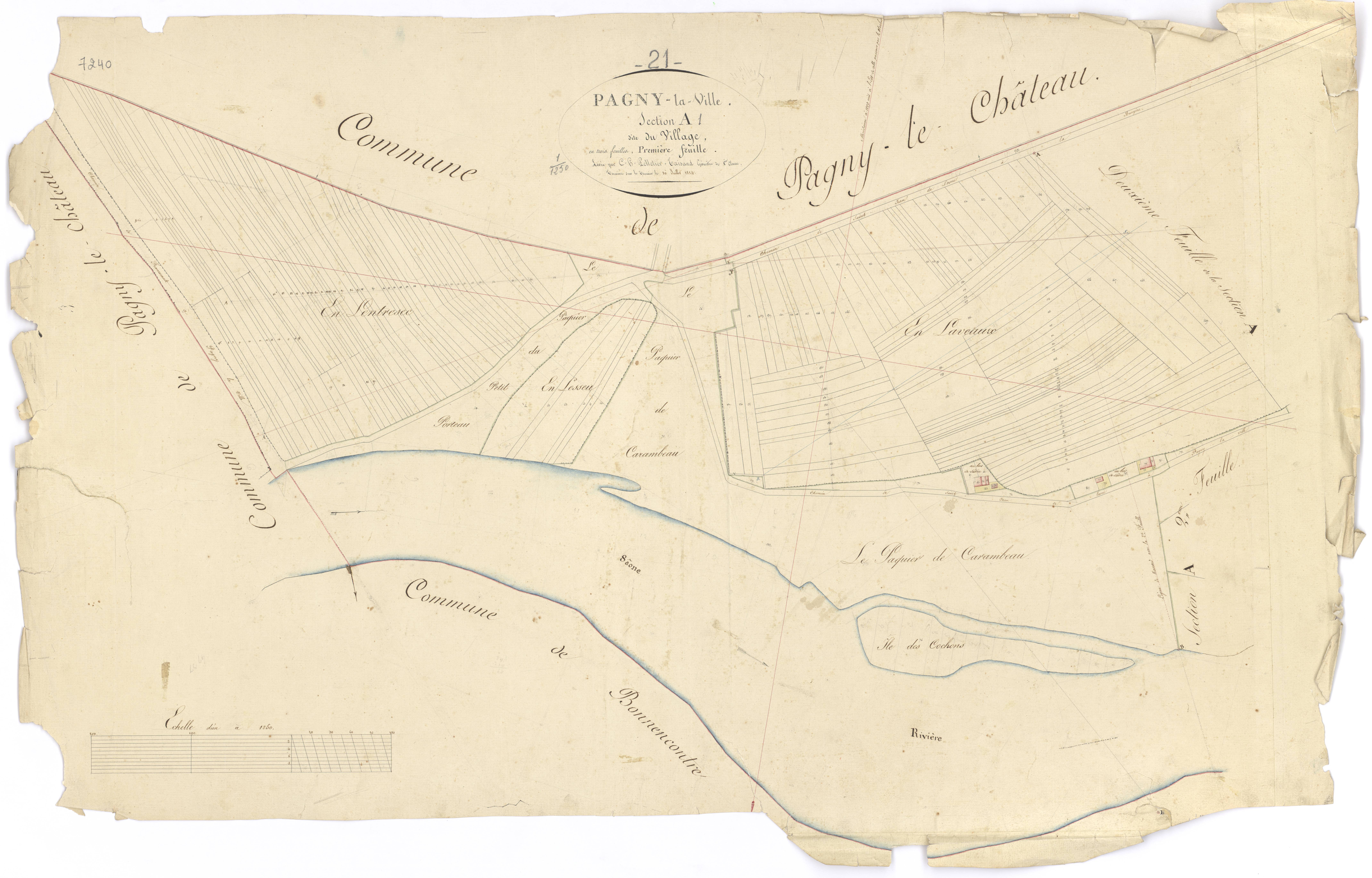 Pagny-la-Ville - Section A1 - 3 P PLAN 473/2