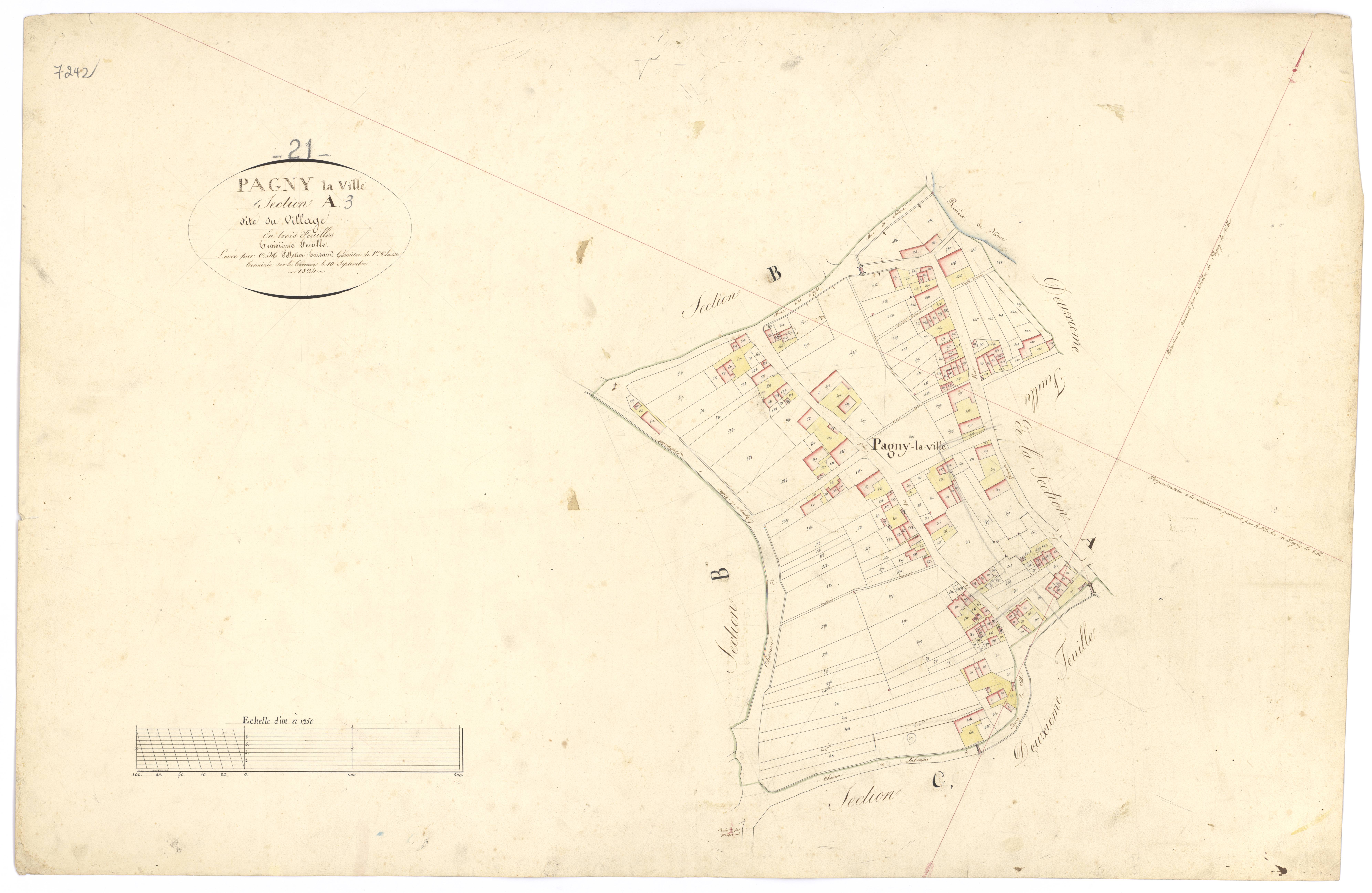 Pagny-la-Ville - Section A3 - 3 P PLAN 473/4