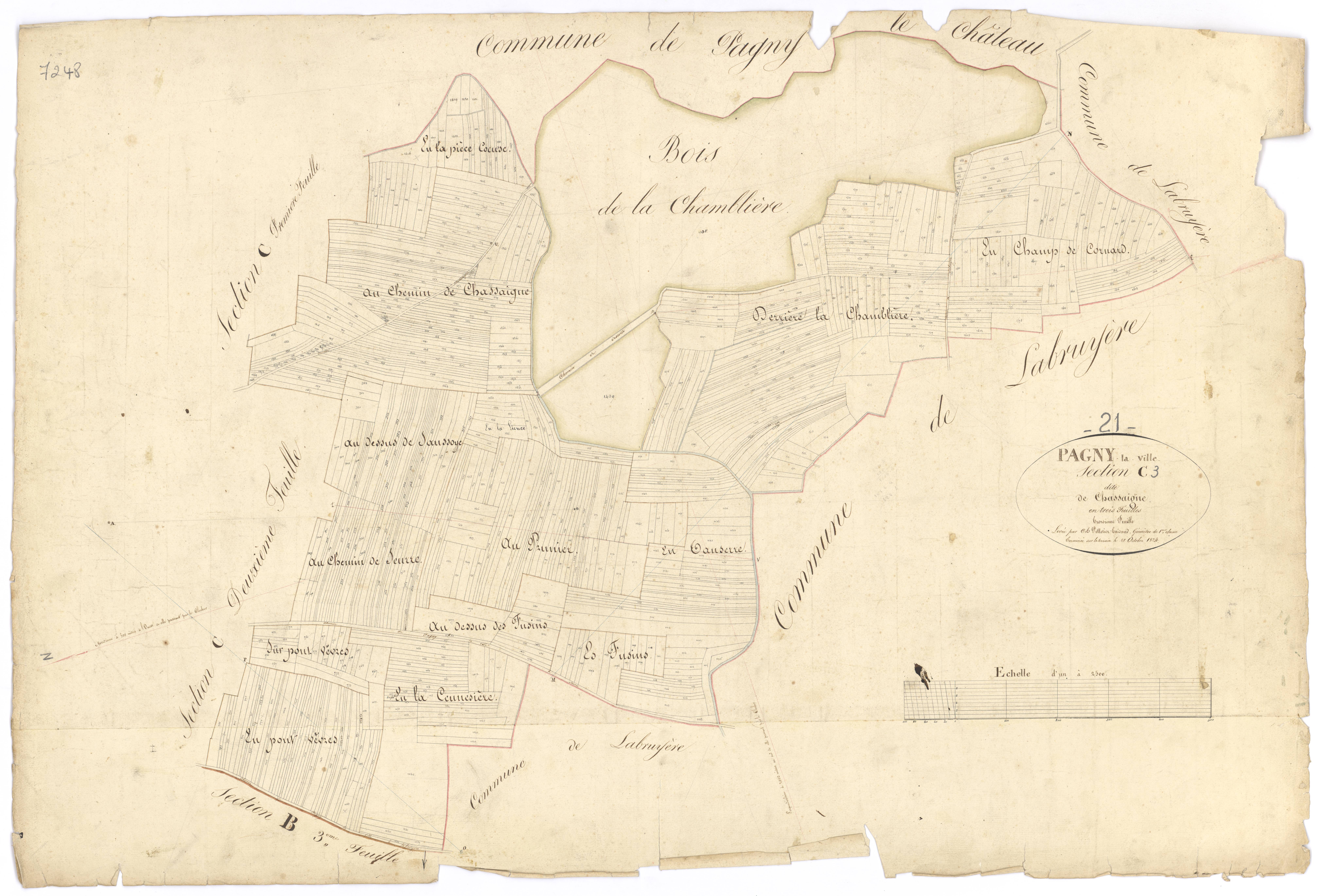 Pagny-la-Ville - Section C3 - 3 P PLAN 473/10