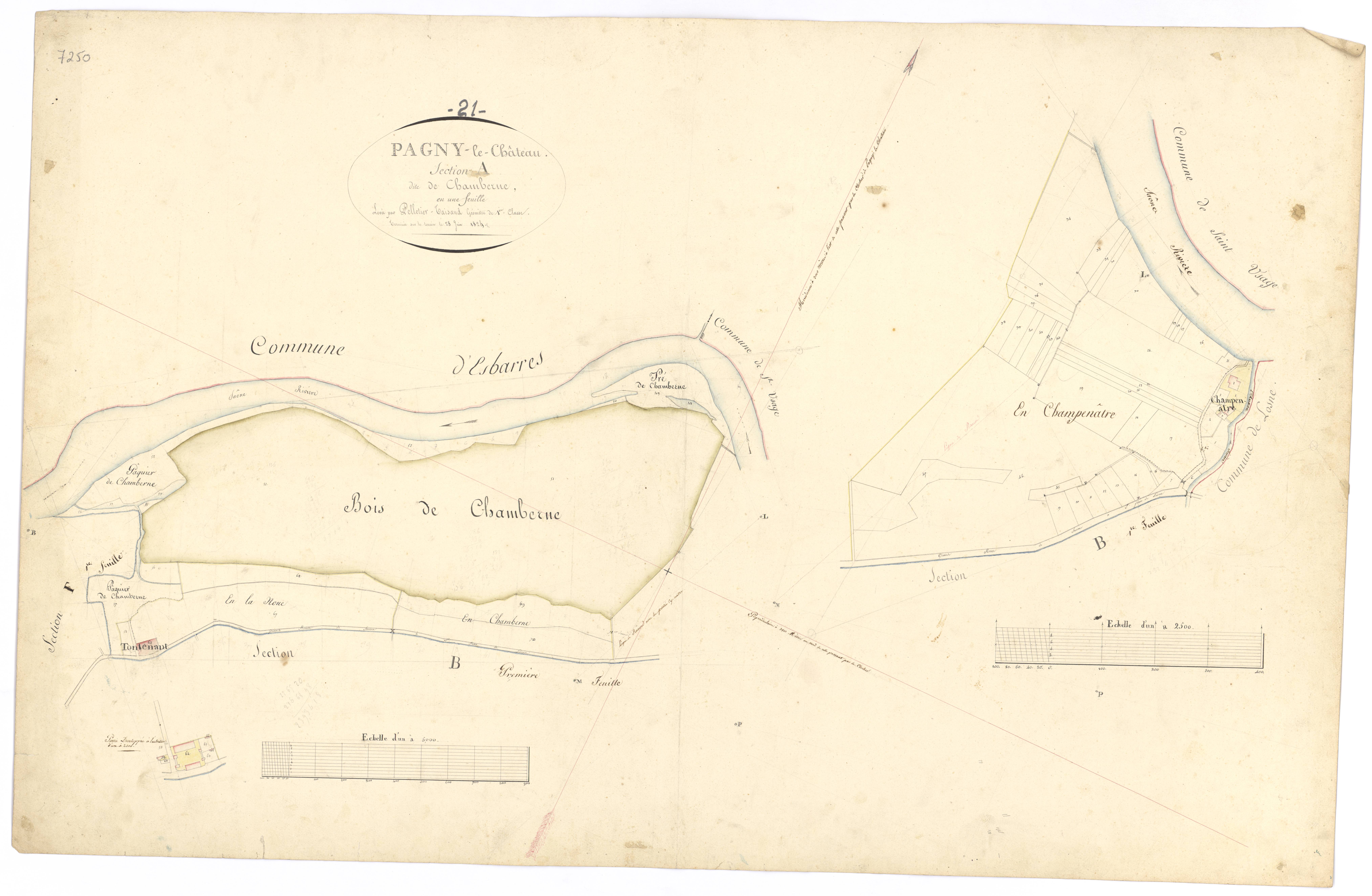 Pagny-le-Château - Section A - 3 P PLAN 474/2