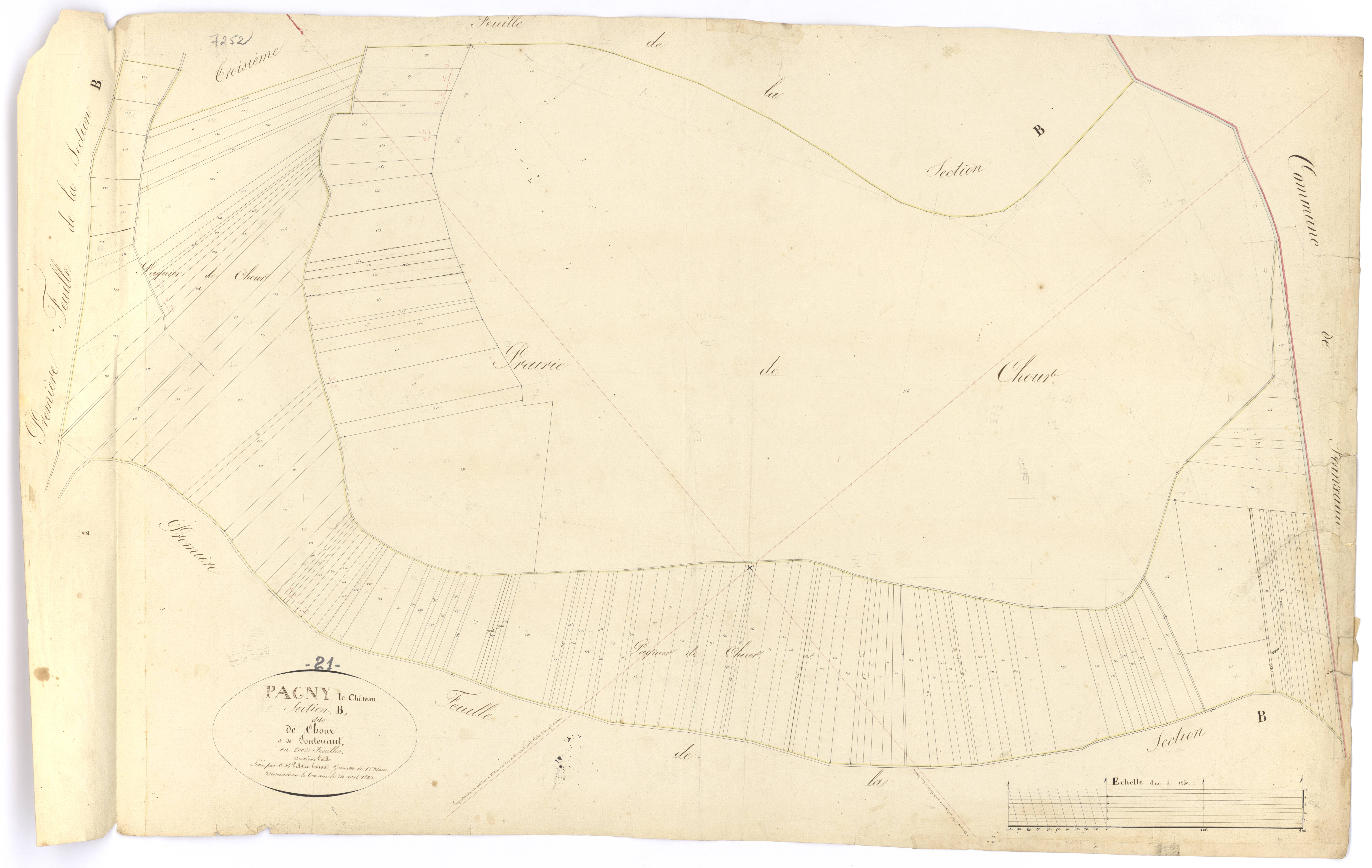 Pagny-le-Château - Section B2 - 3 P PLAN 474/4