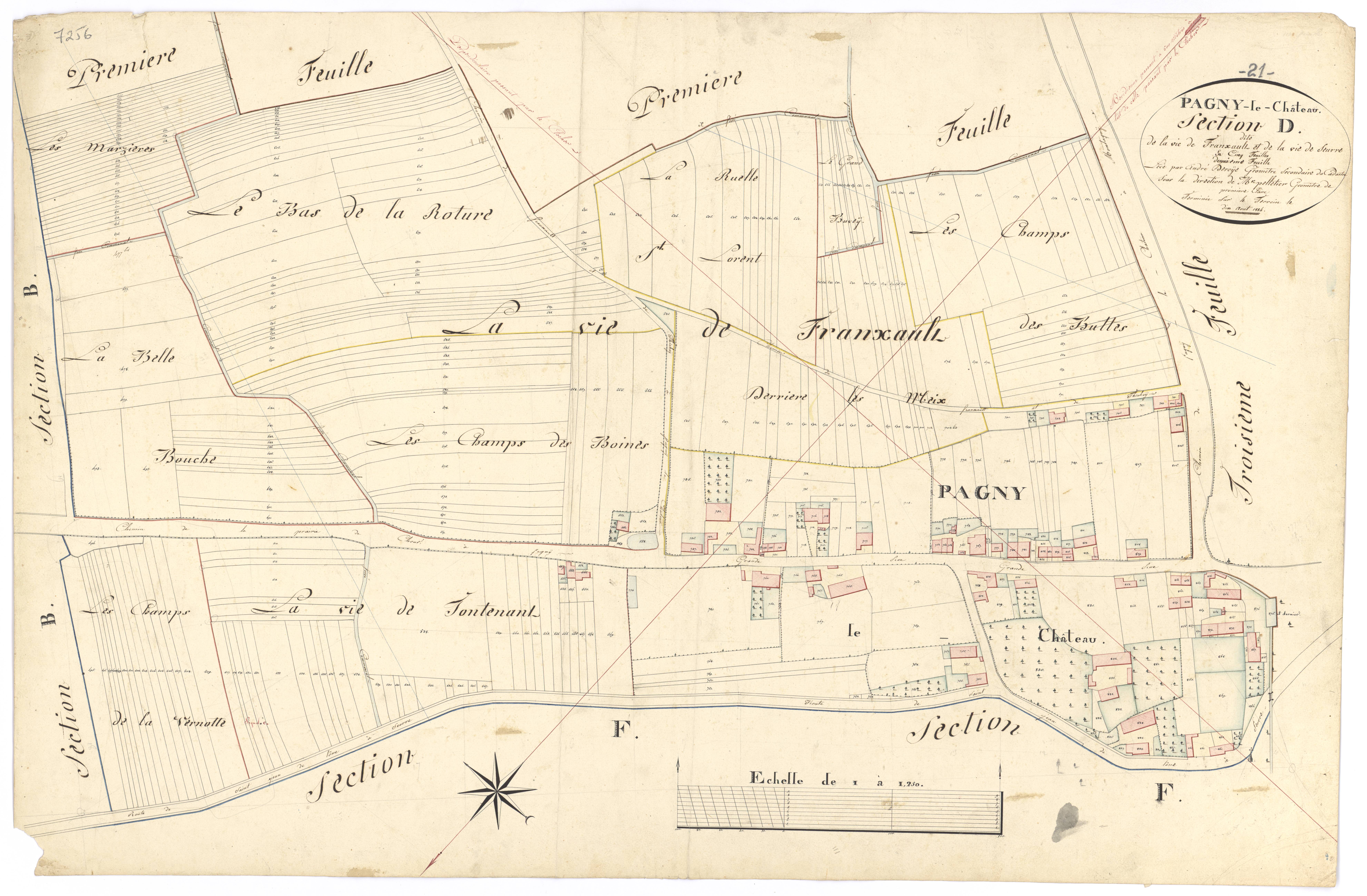 Pagny-le-Château - Section D2 - 3 P PLAN 474/8