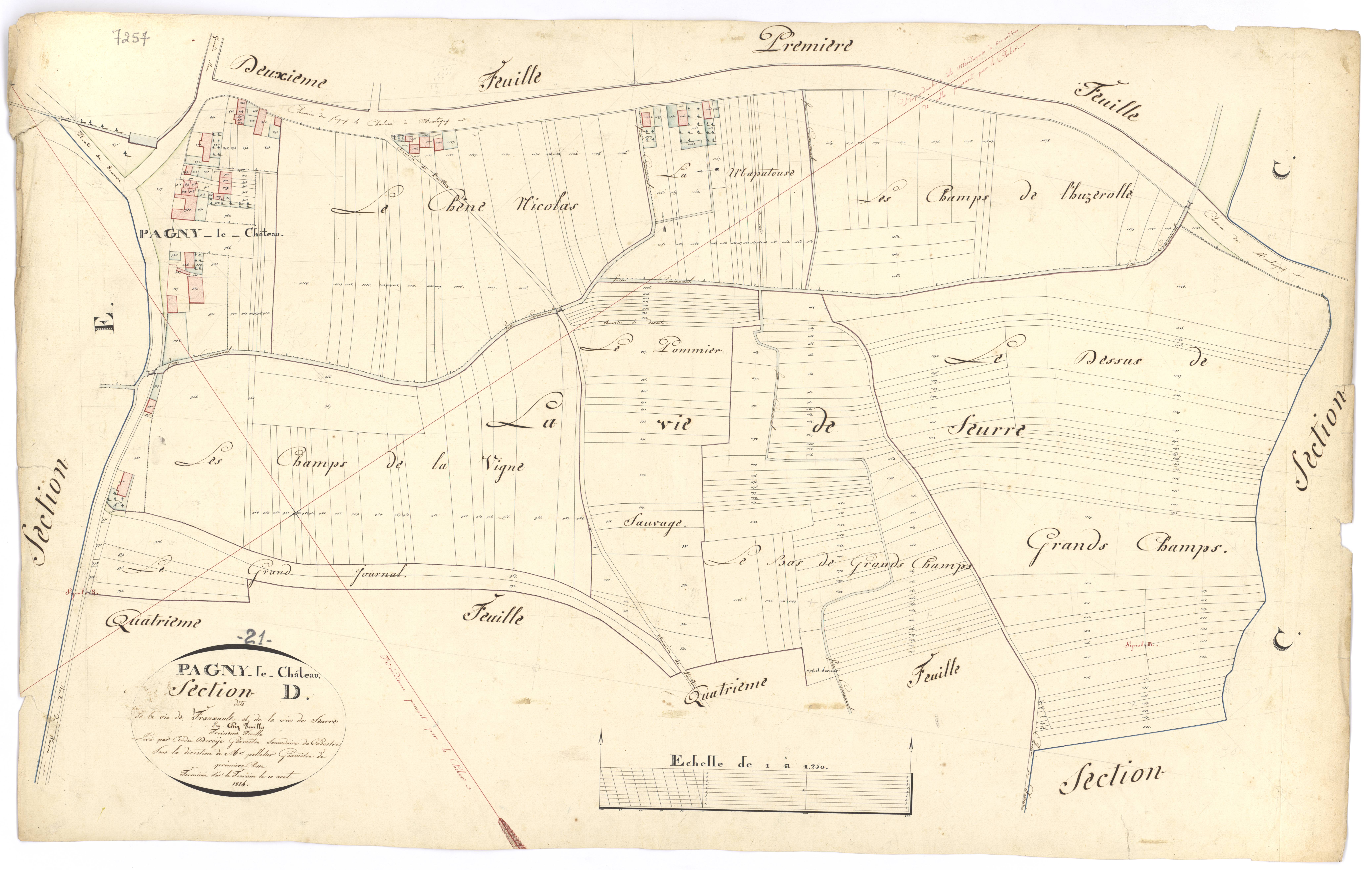 Pagny-le-Château - Section D3 - 3 P PLAN 474/9