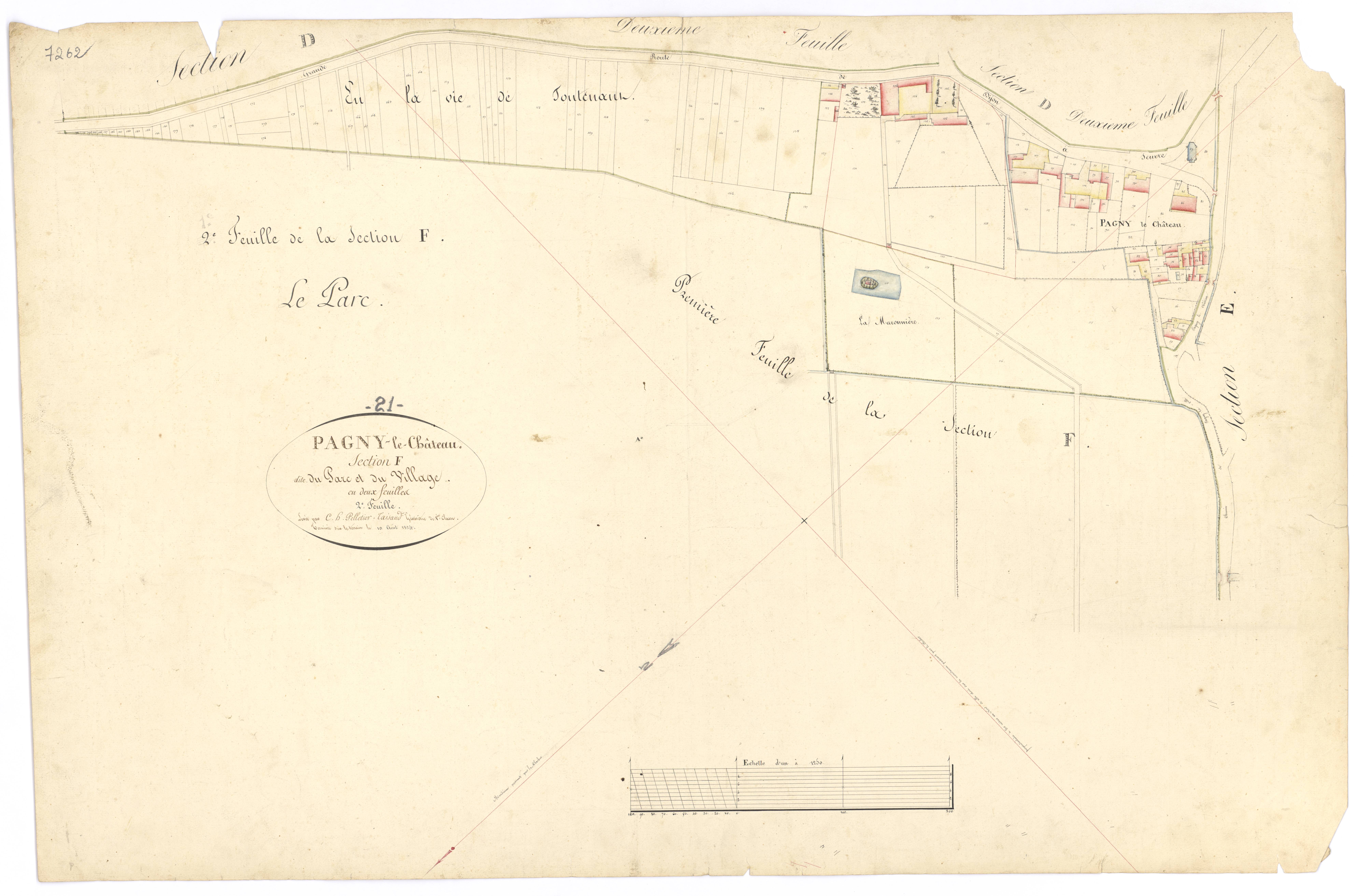Pagny-le-Château - Section F2 - 3 P PLAN 474/14