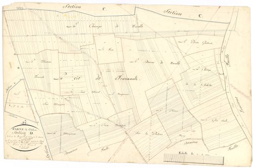 Pagny-le-Château - Section D1 - 3 P PLAN 474/7