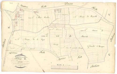 Pagny-le-Château - Section D3 - 3 P PLAN 474/9