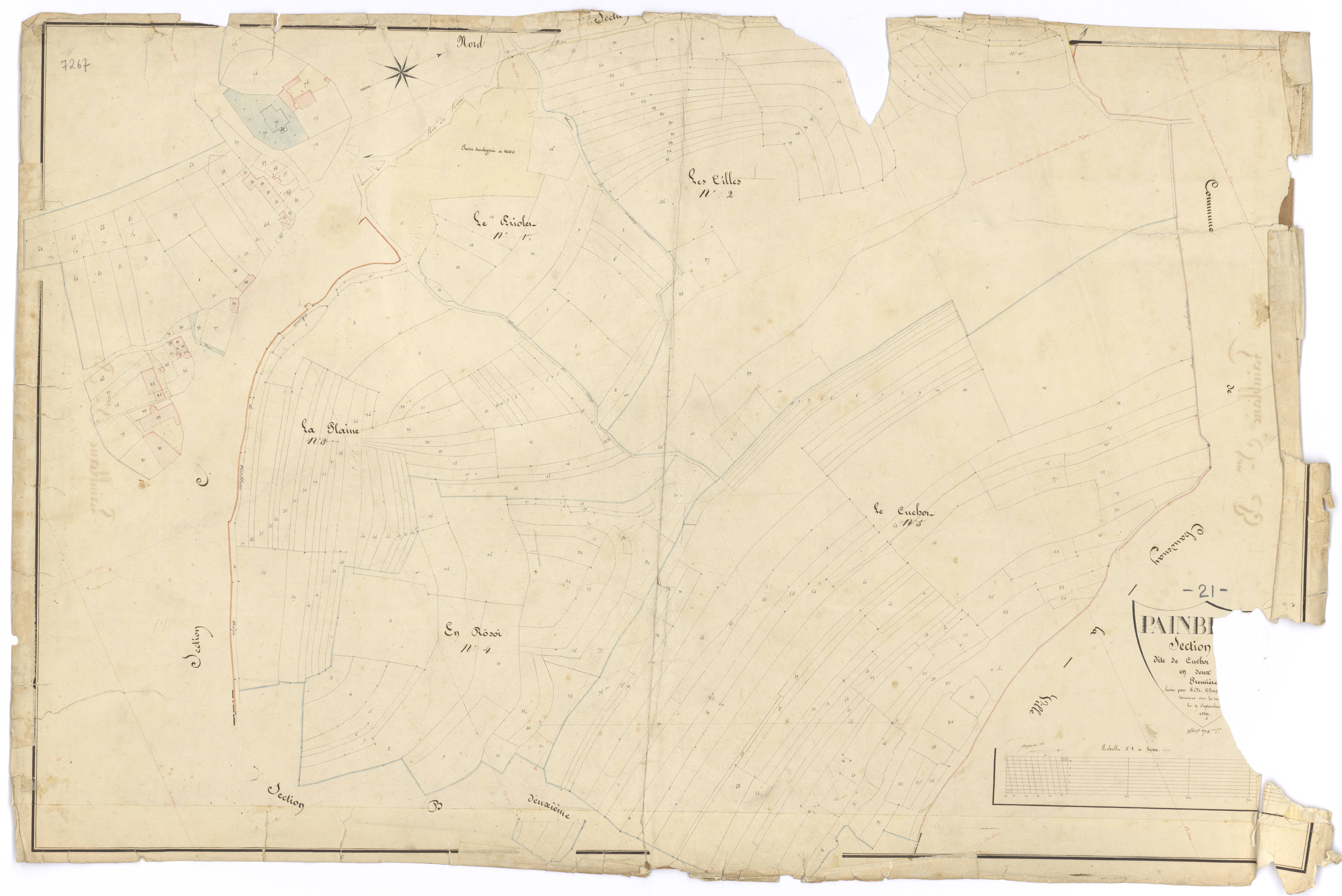 Painblanc - Section B1 - 3 P PLAN 475/5