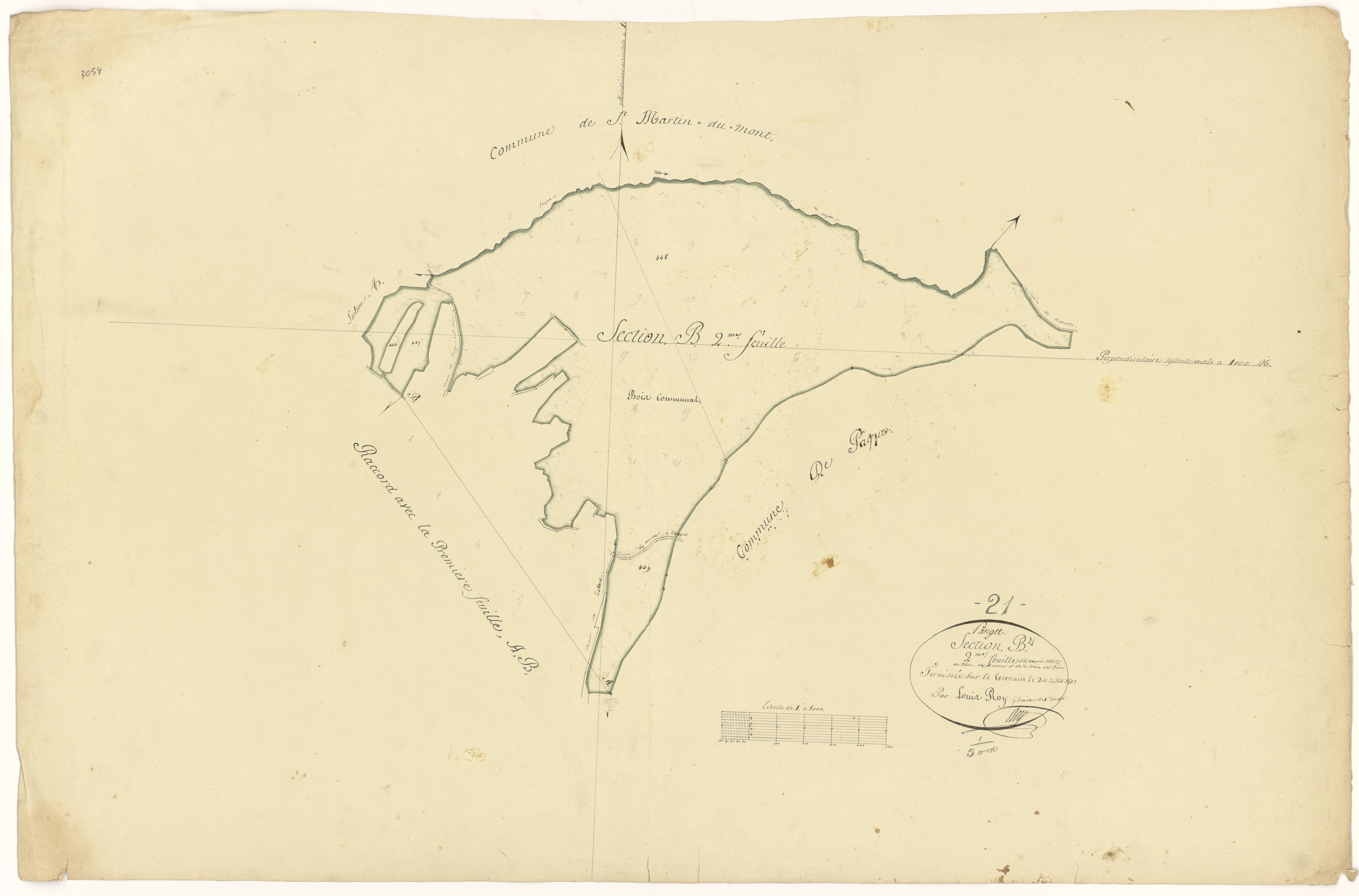 Panges - Section B2 - 3 P PLAN 476/4