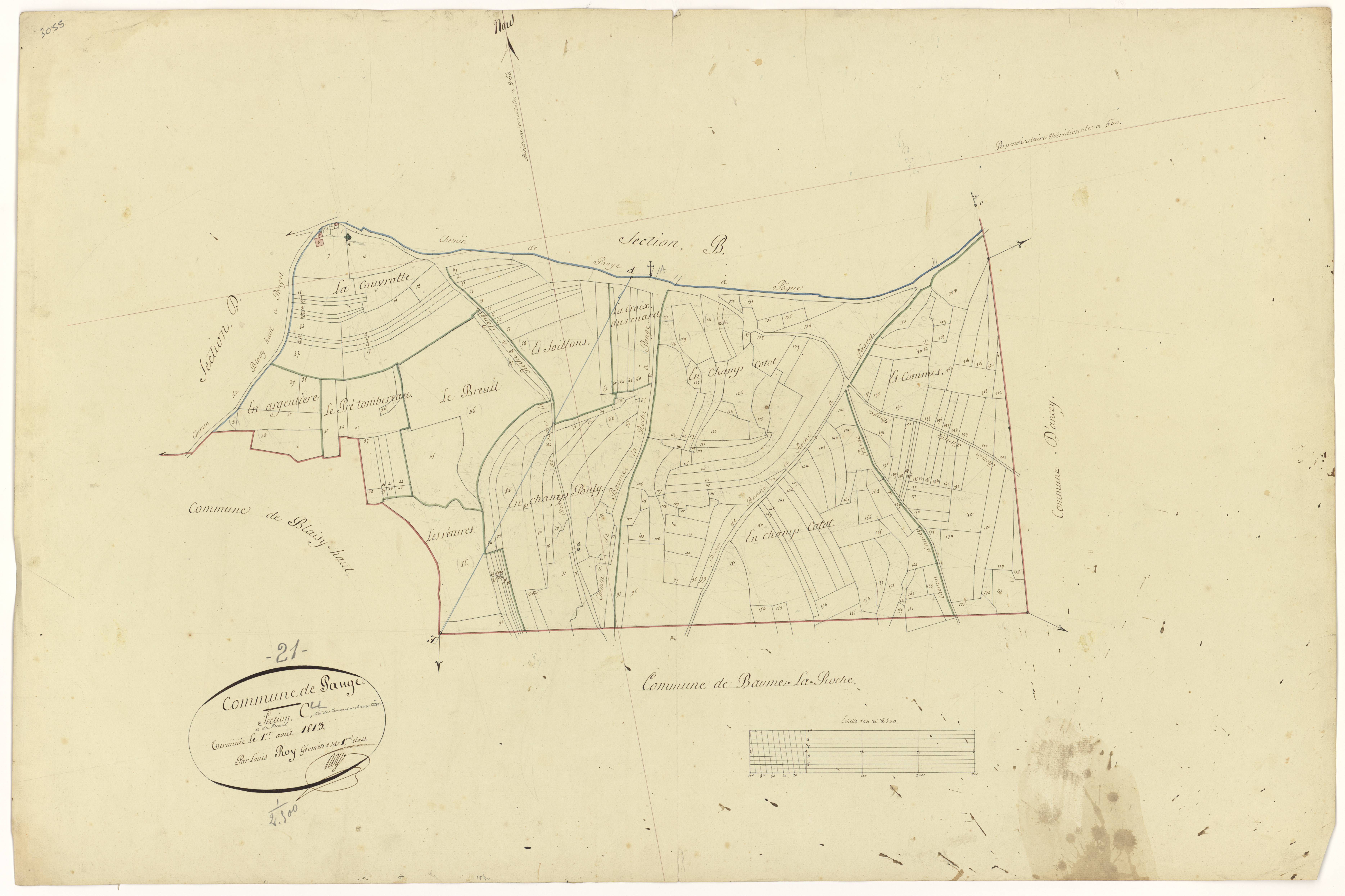 Panges - Section C - 3 P PLAN 476/5