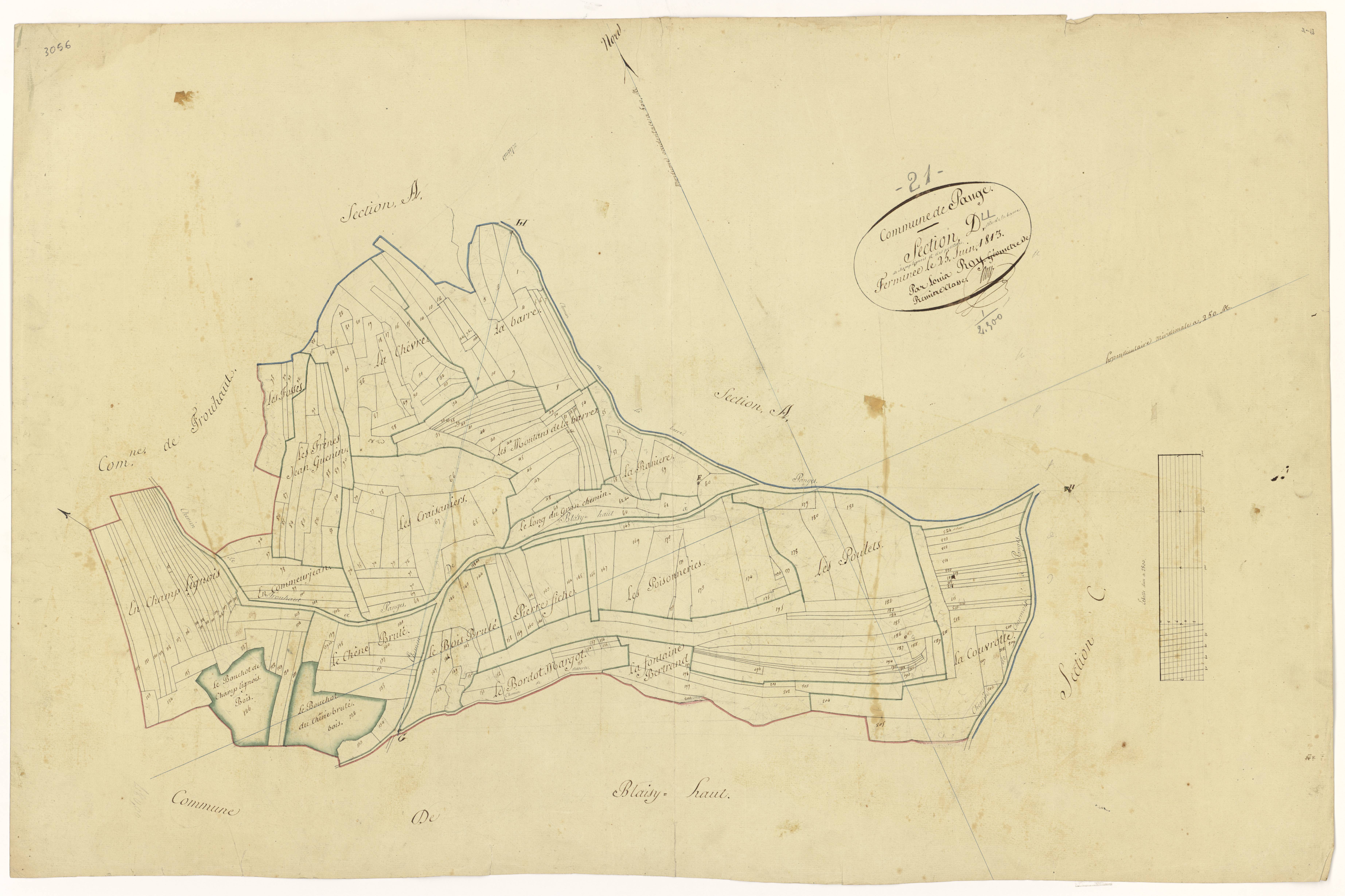 Panges - Section D - 3 P PLAN 476/6