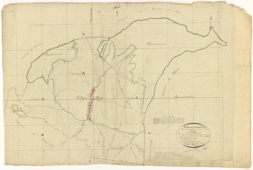 Panges - Tableau d'assemblage - 3 P PLAN 476/1
