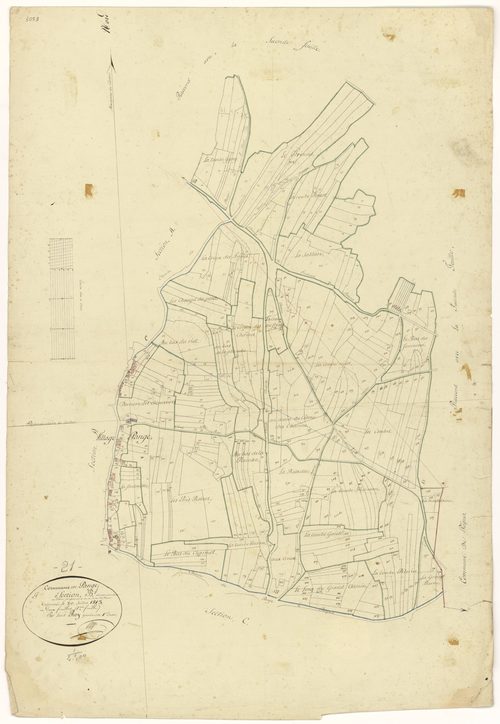 Panges - Section B1 - 3 P PLAN 476/3
