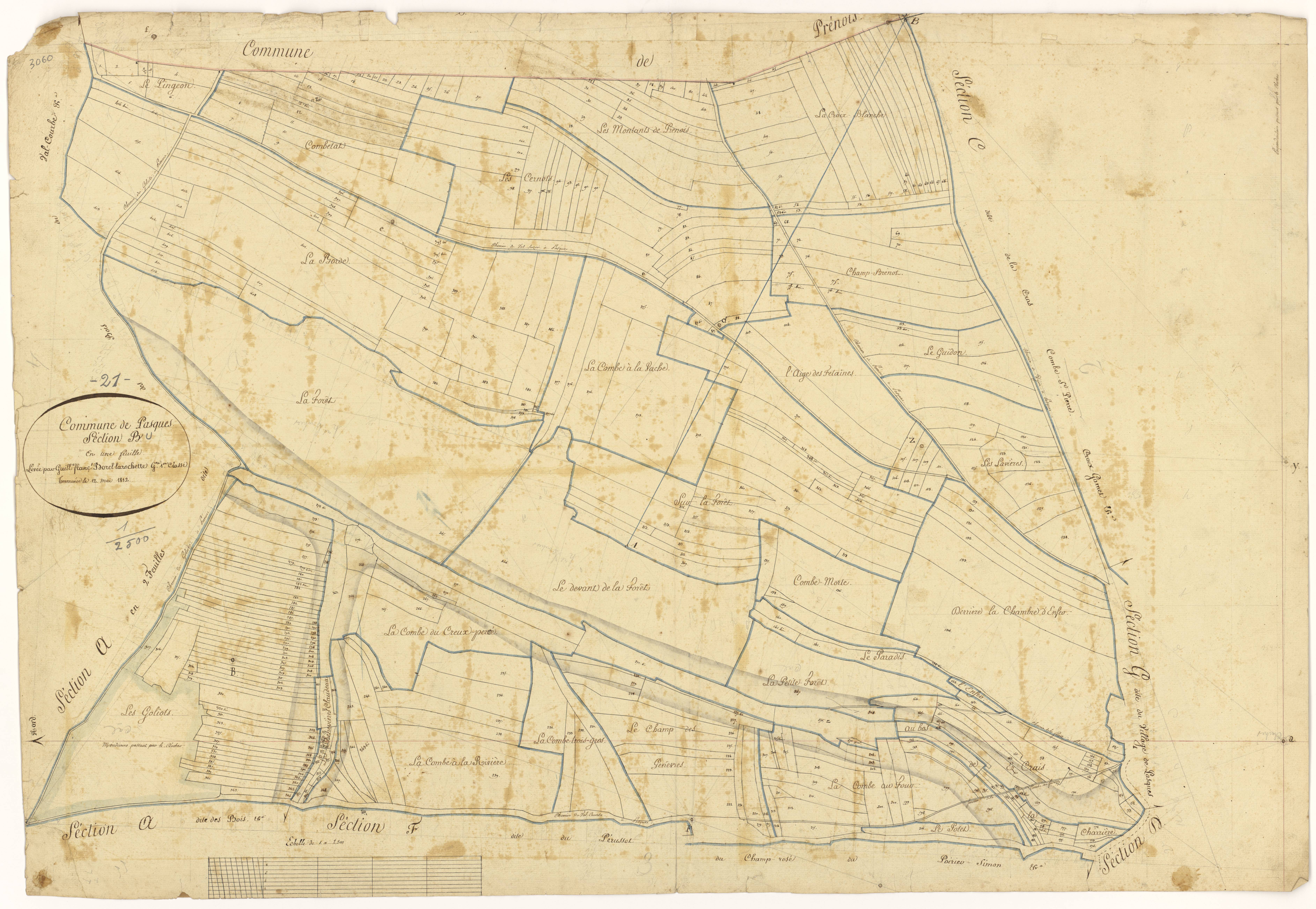 Pasques - Section B - 3 P PLAN 477/4