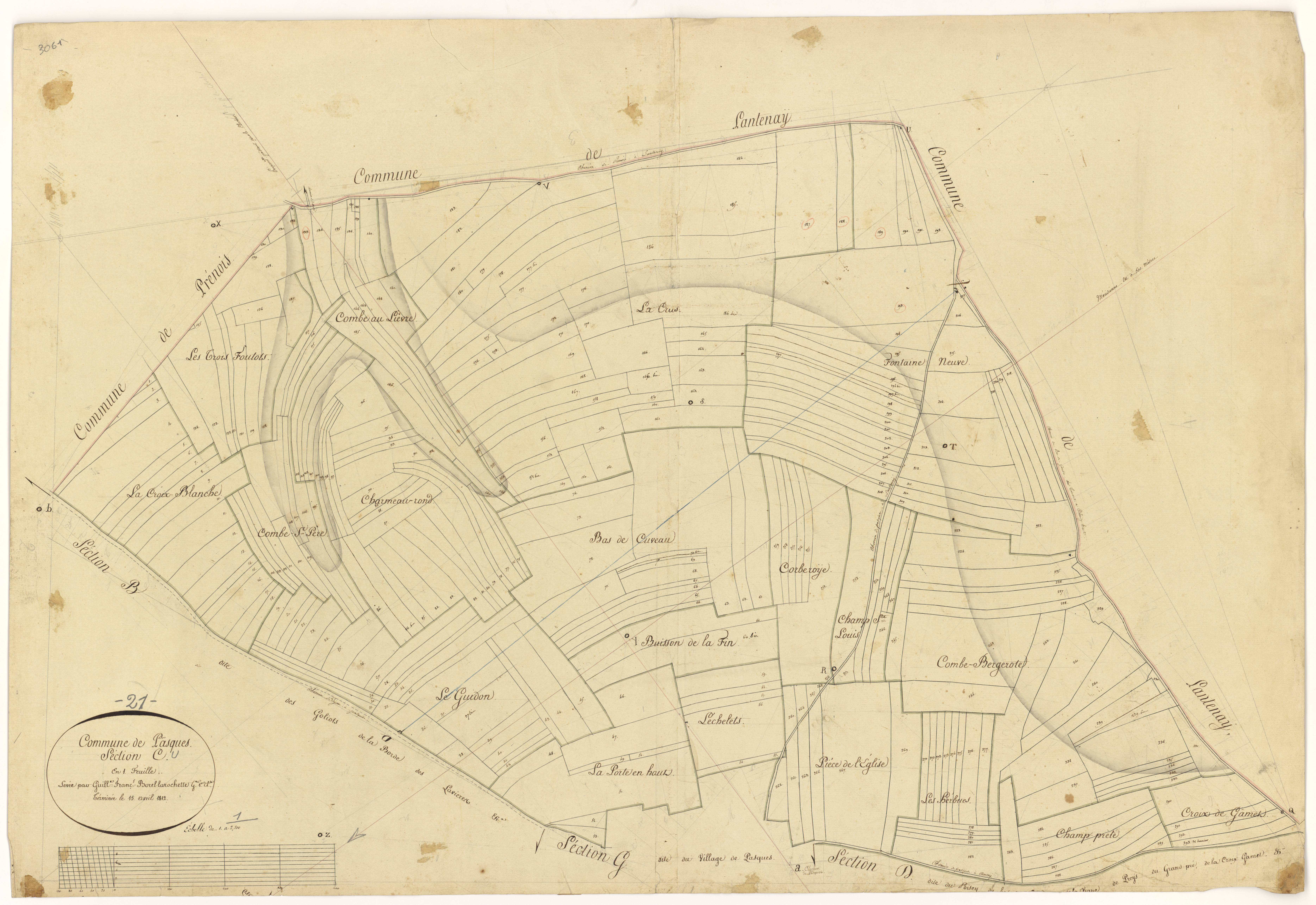 Pasques - Section C - 3 P PLAN 477/5