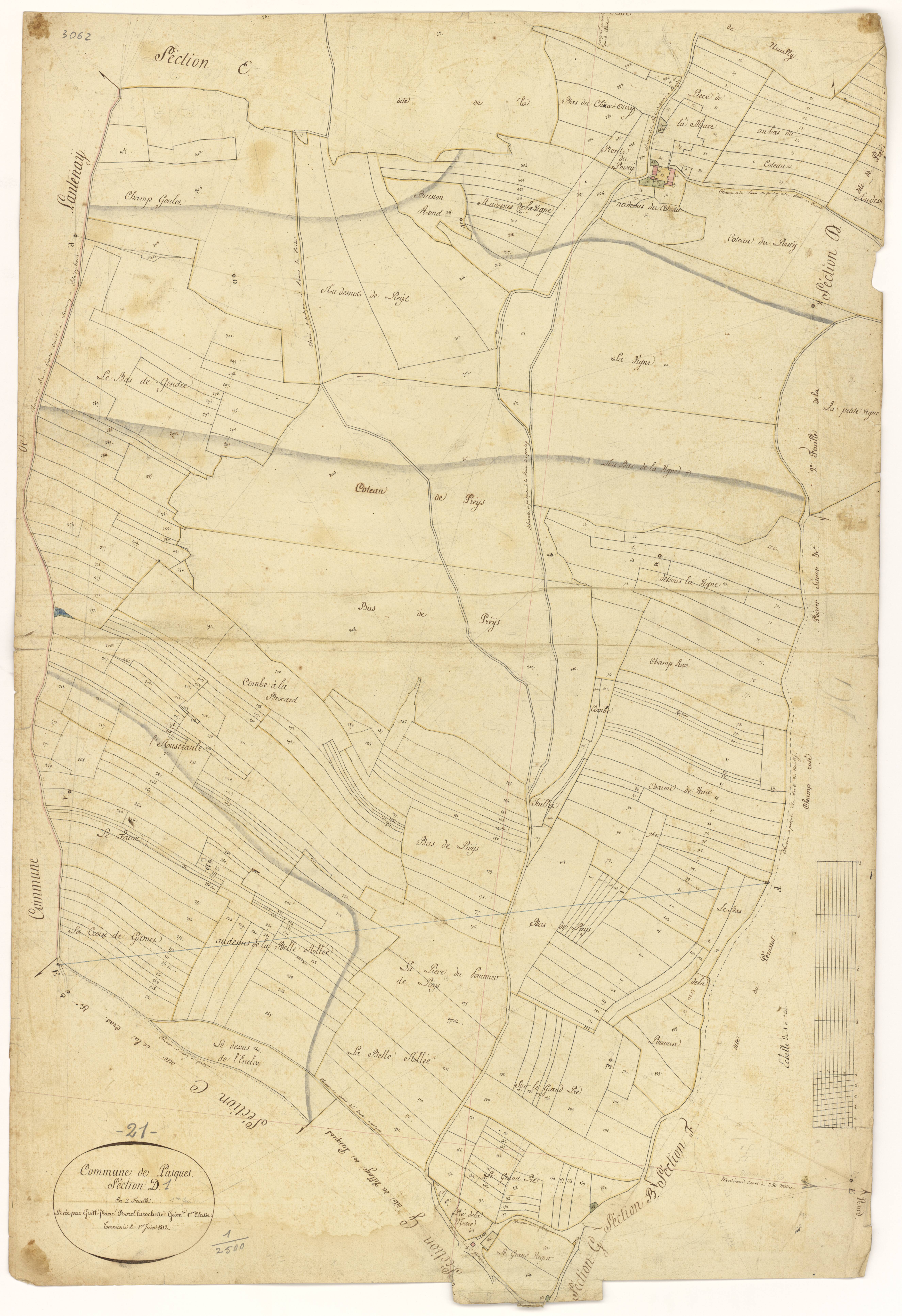 Pasques - Section D1 - 3 P PLAN 477/6