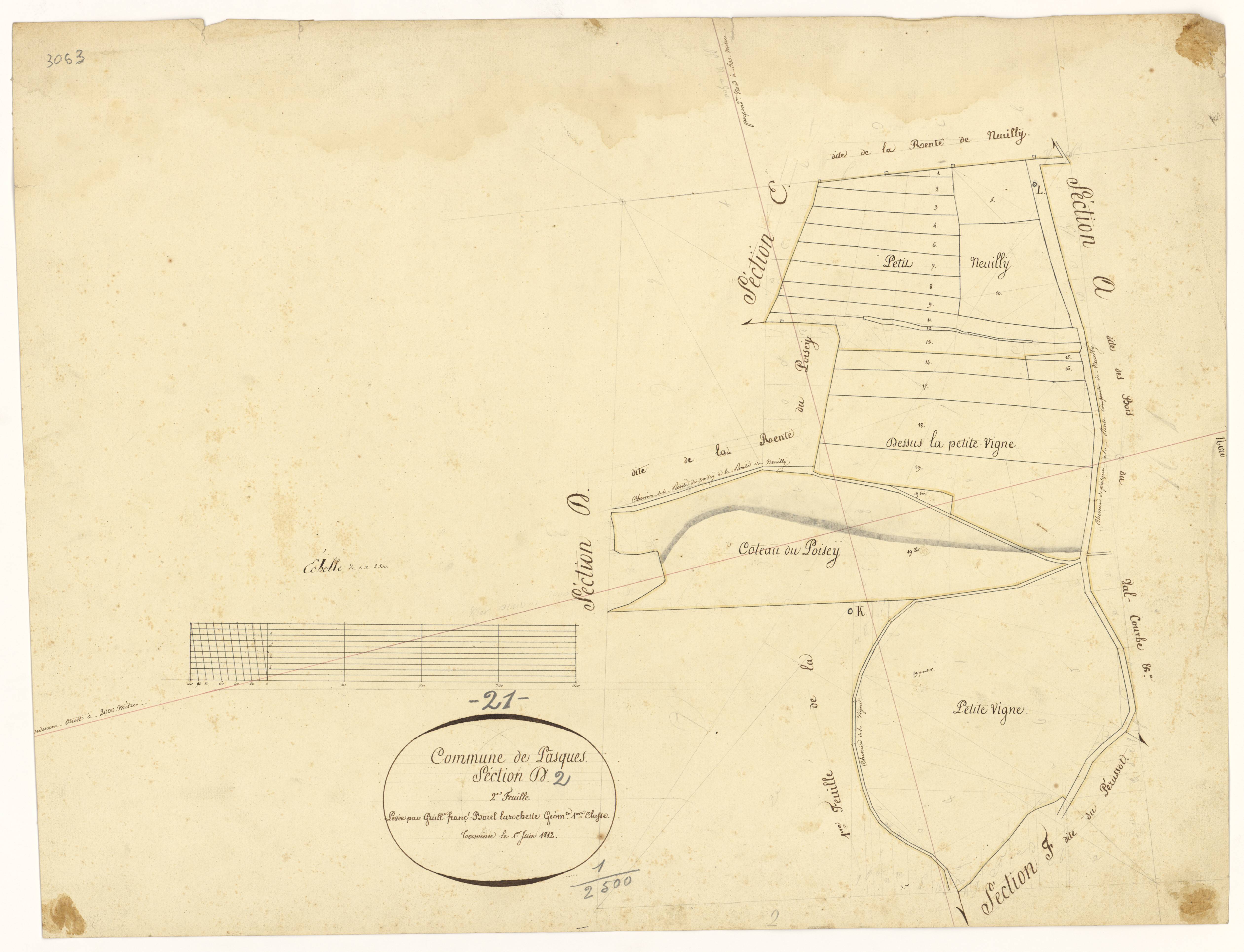 Pasques - Section D2 - 3 P PLAN 477/7