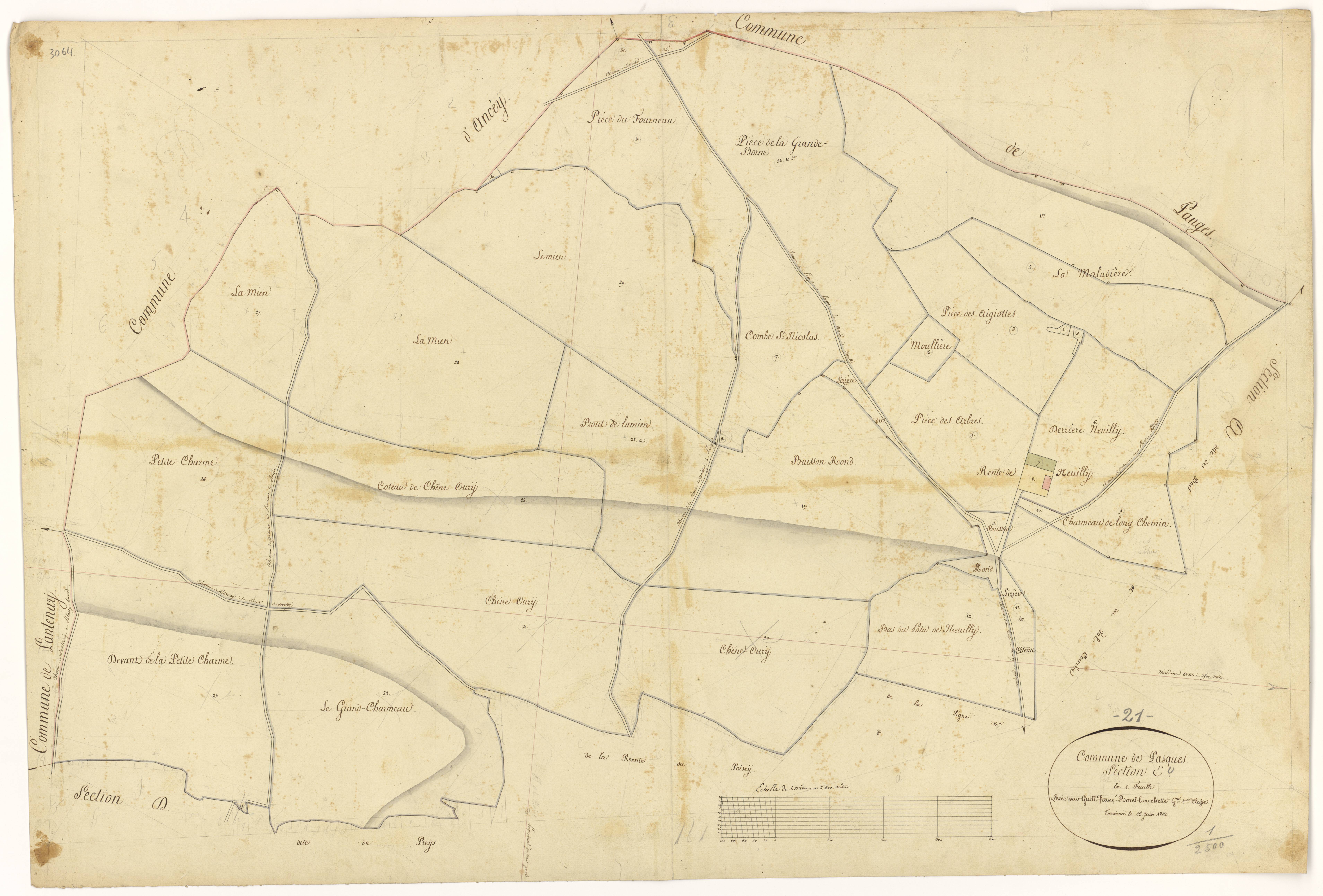 Pasques - Section E - 3 P PLAN 477/8