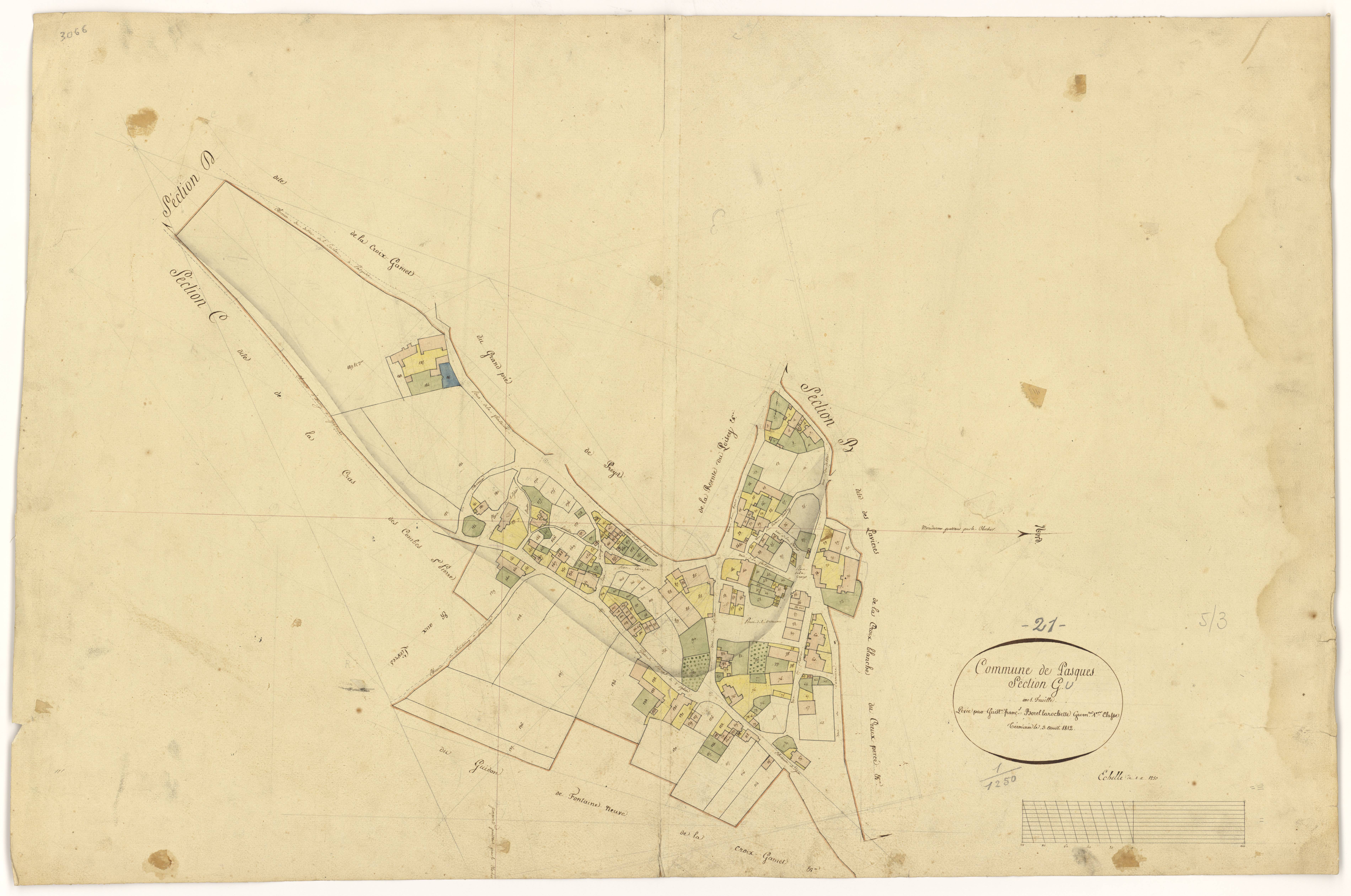 Pasques - Section G - 3 P PLAN 477/10