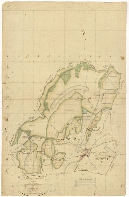 Pasques - Tableau d'assemblage - 3 P PLAN 477/1