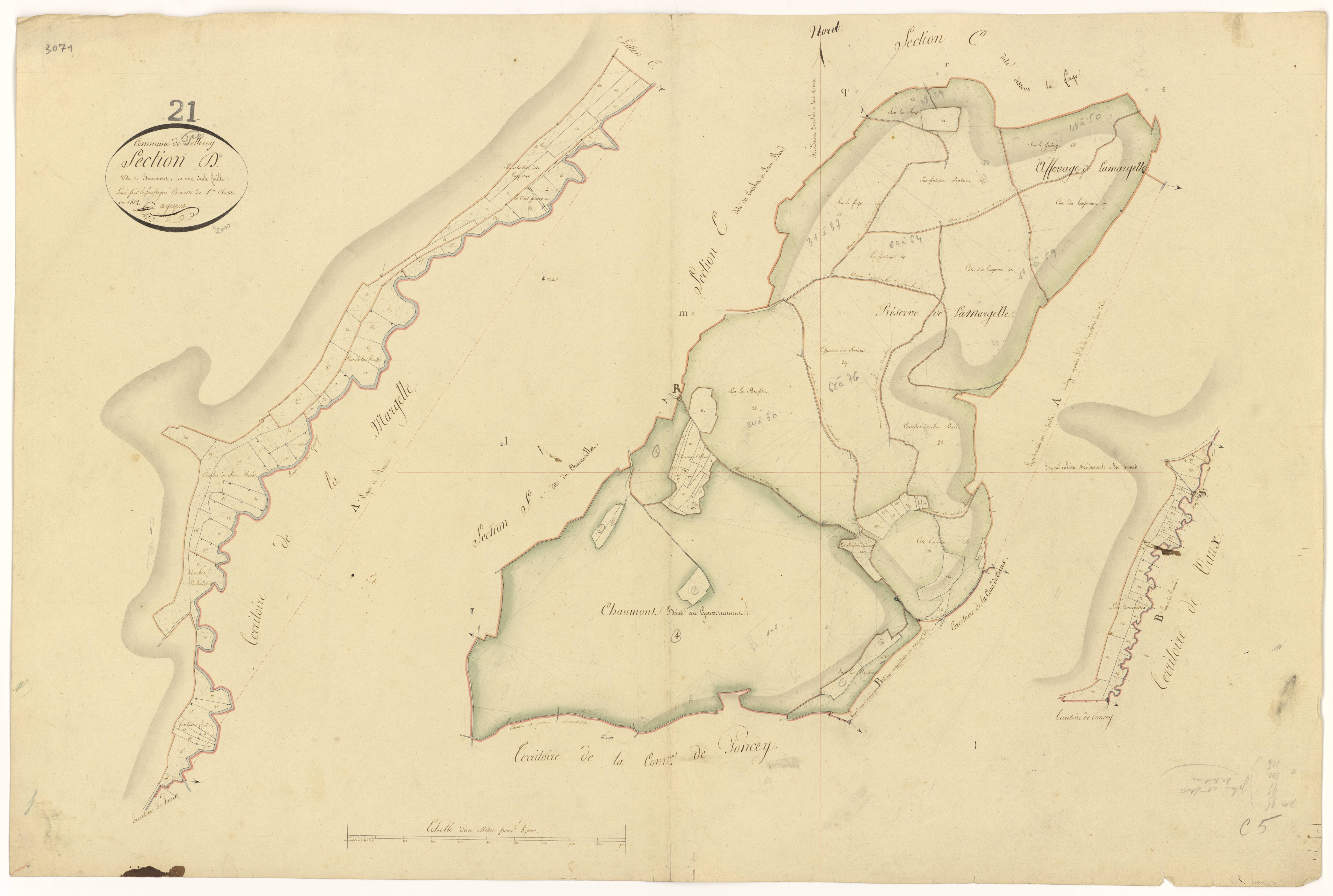 Pellerey - Section D - 3 P PLAN 478/5