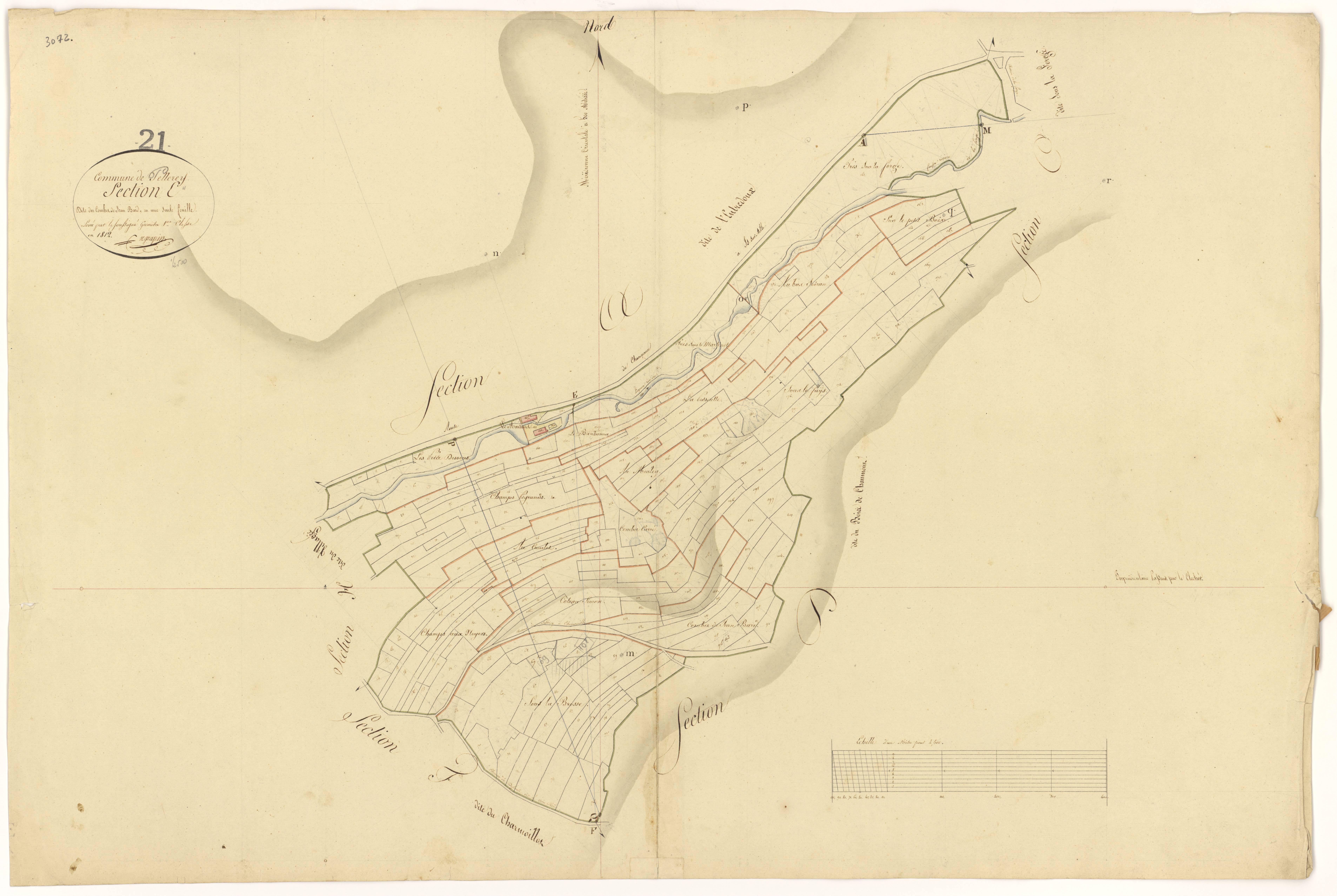 Pellerey - Section E - 3 P PLAN 478/6