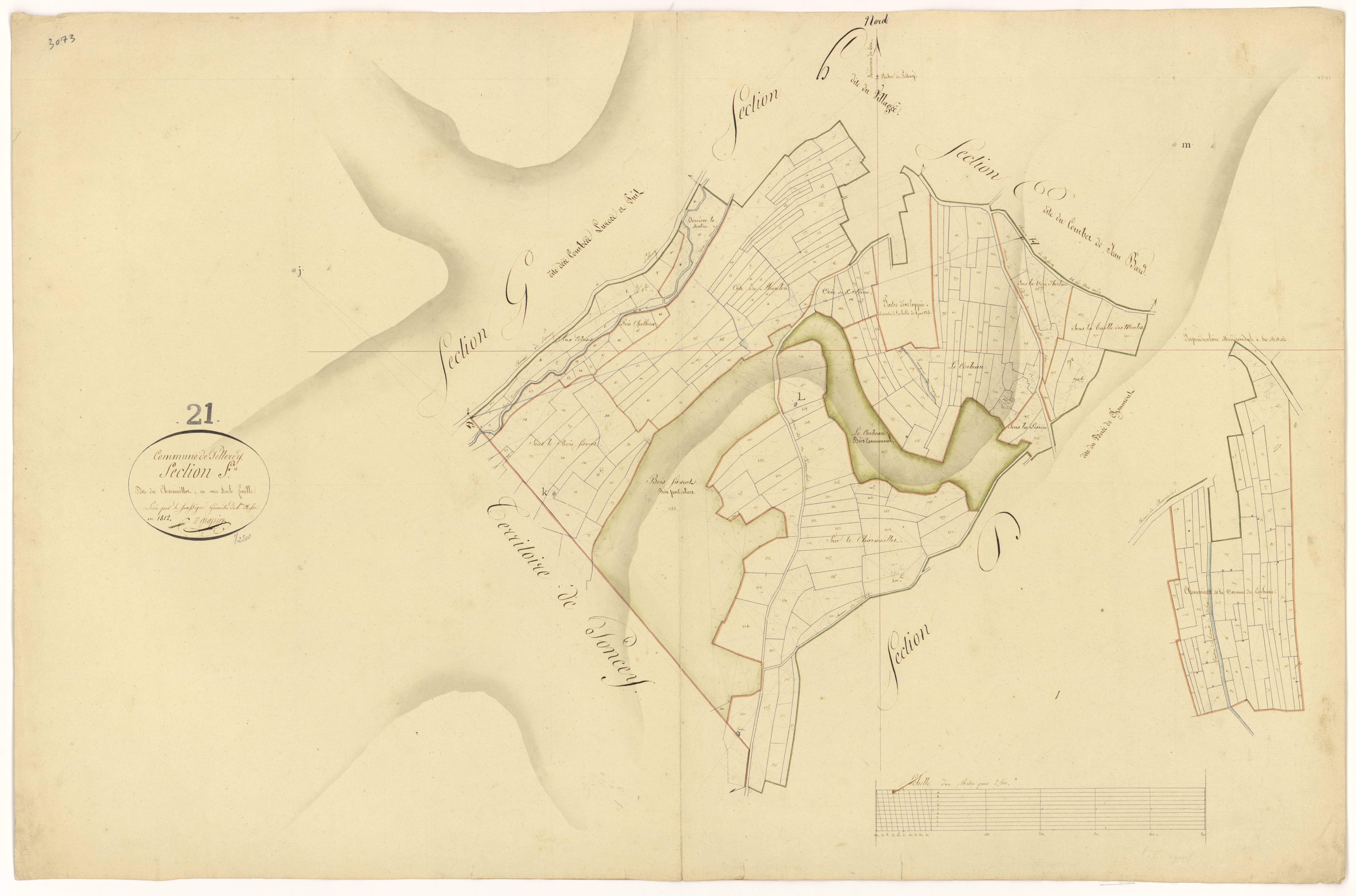 Pellerey - Section F - 3 P PLAN 478/7