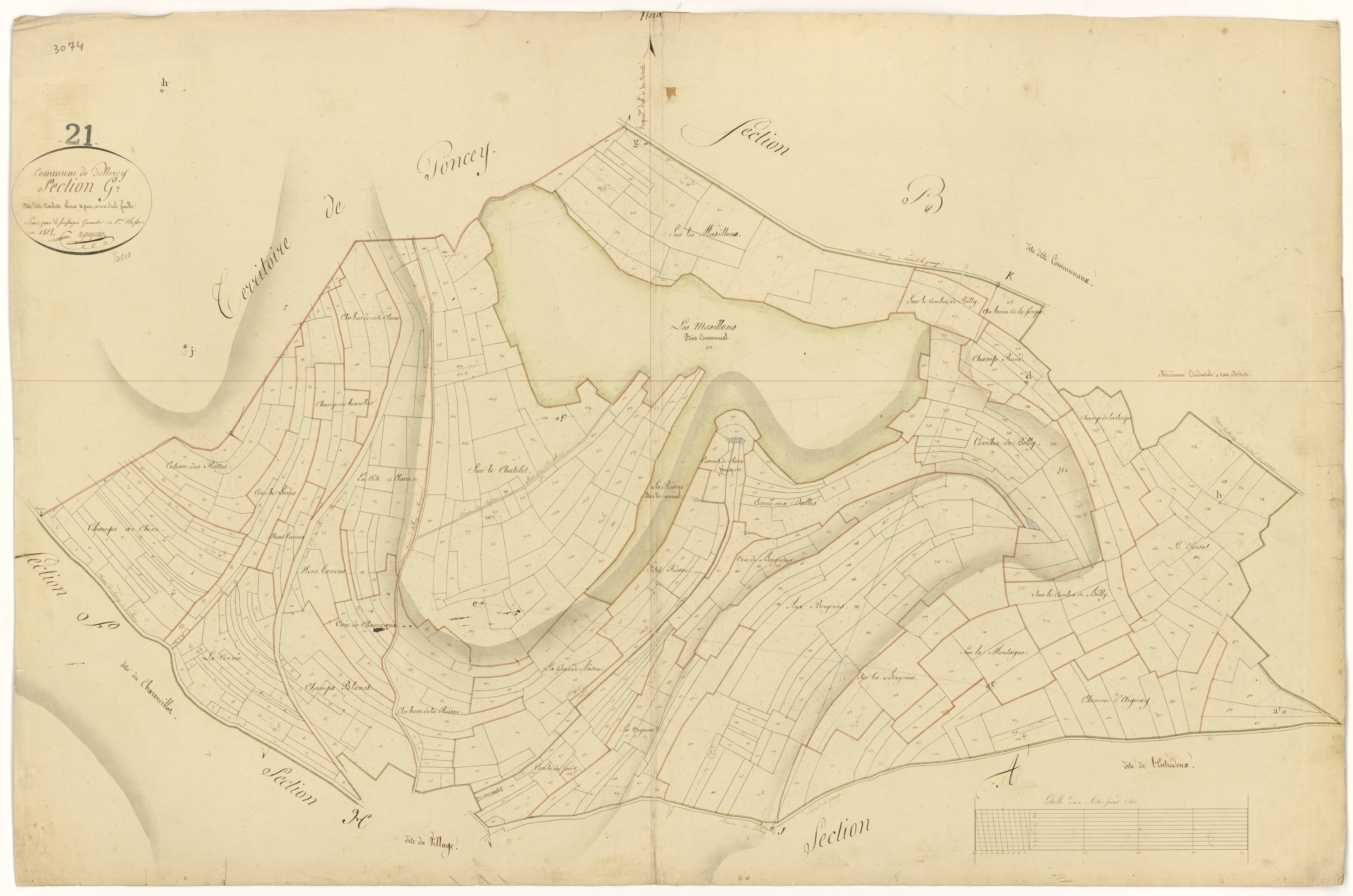 Pellerey - Section G - 3 P PLAN 478/8