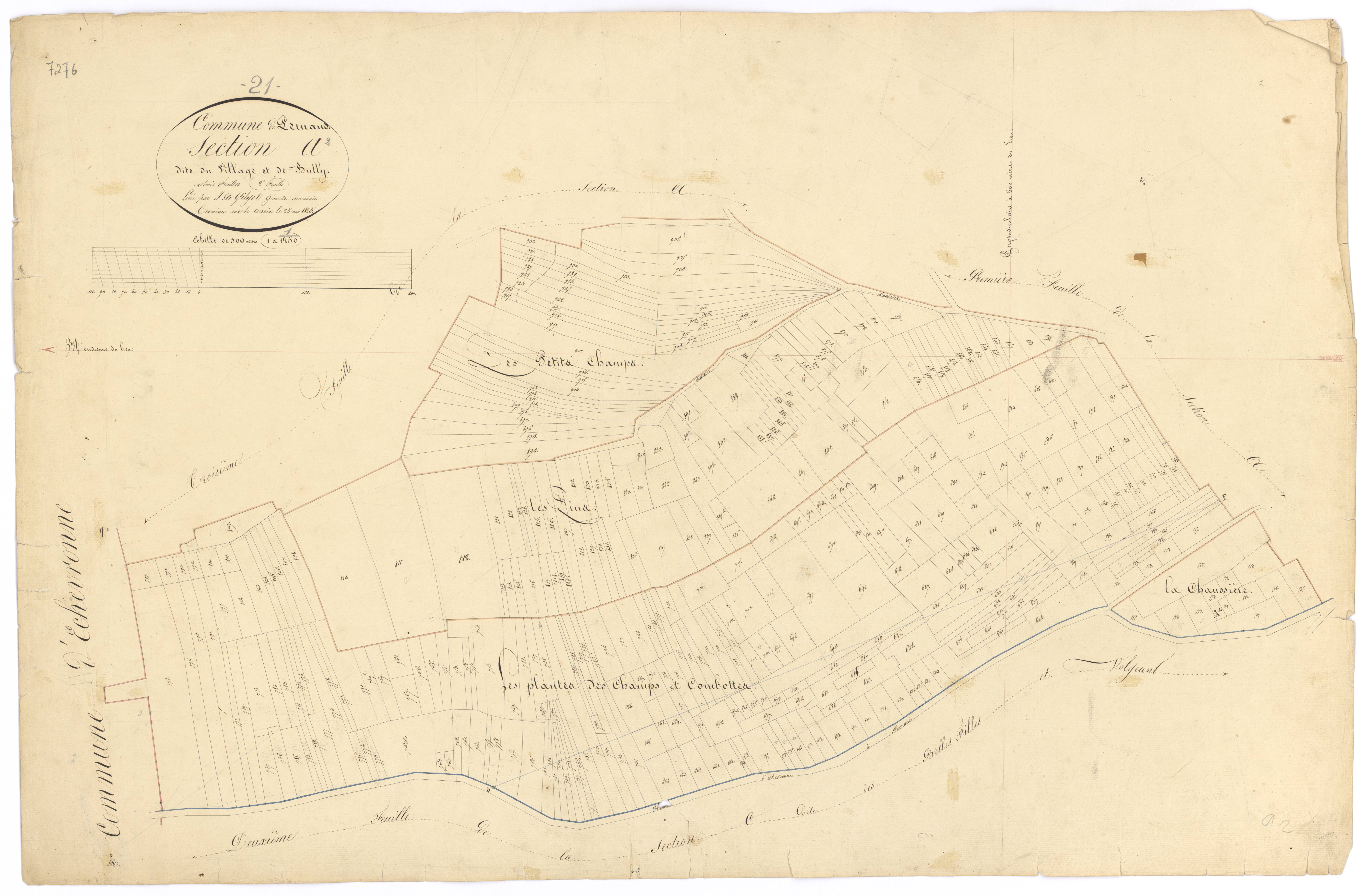 Pernand-Vergelesses - Section A2 - 3 P PLAN 479/3