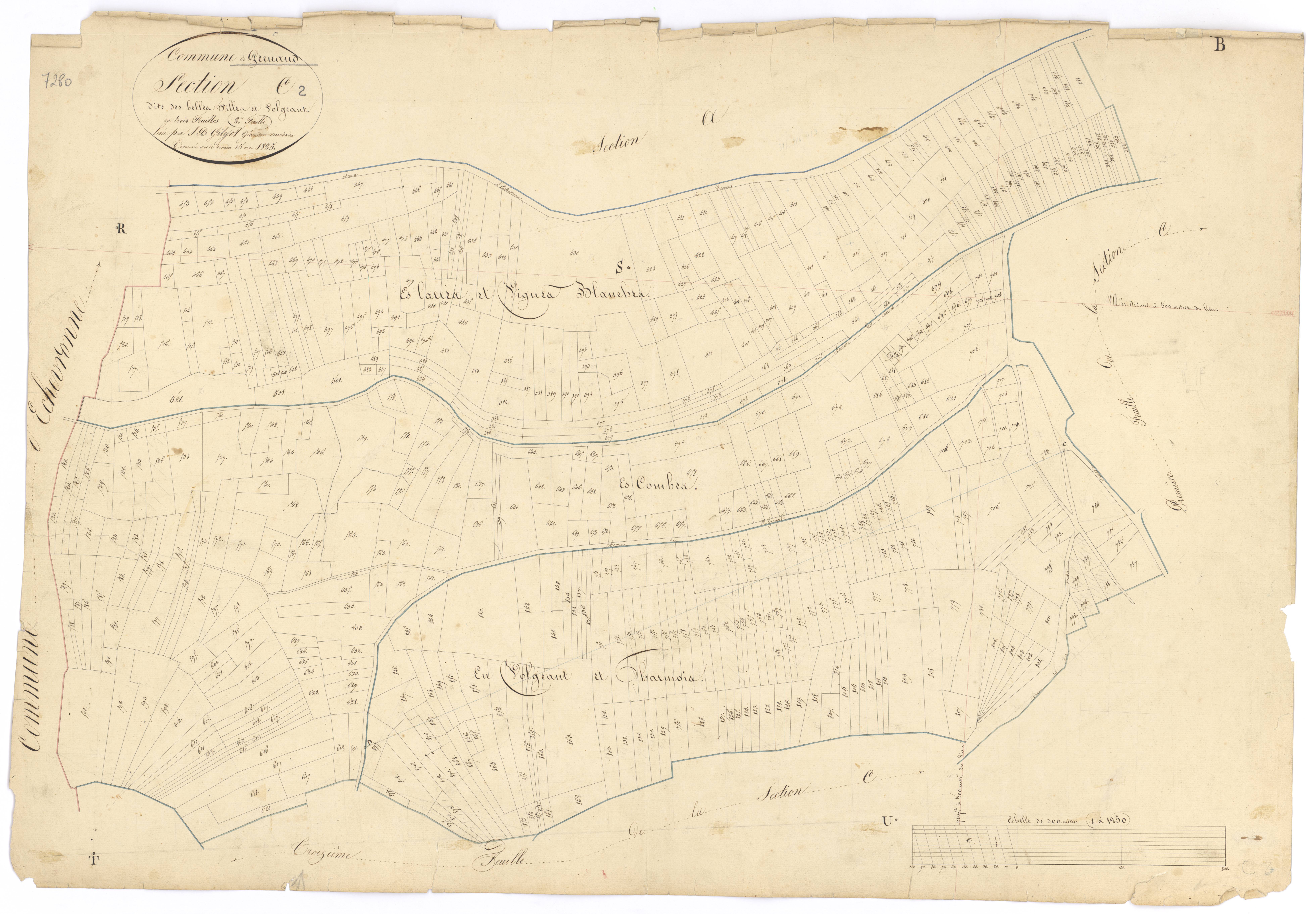 Pernand-Vergelesses - Section C2 - 3 P PLAN 479/7