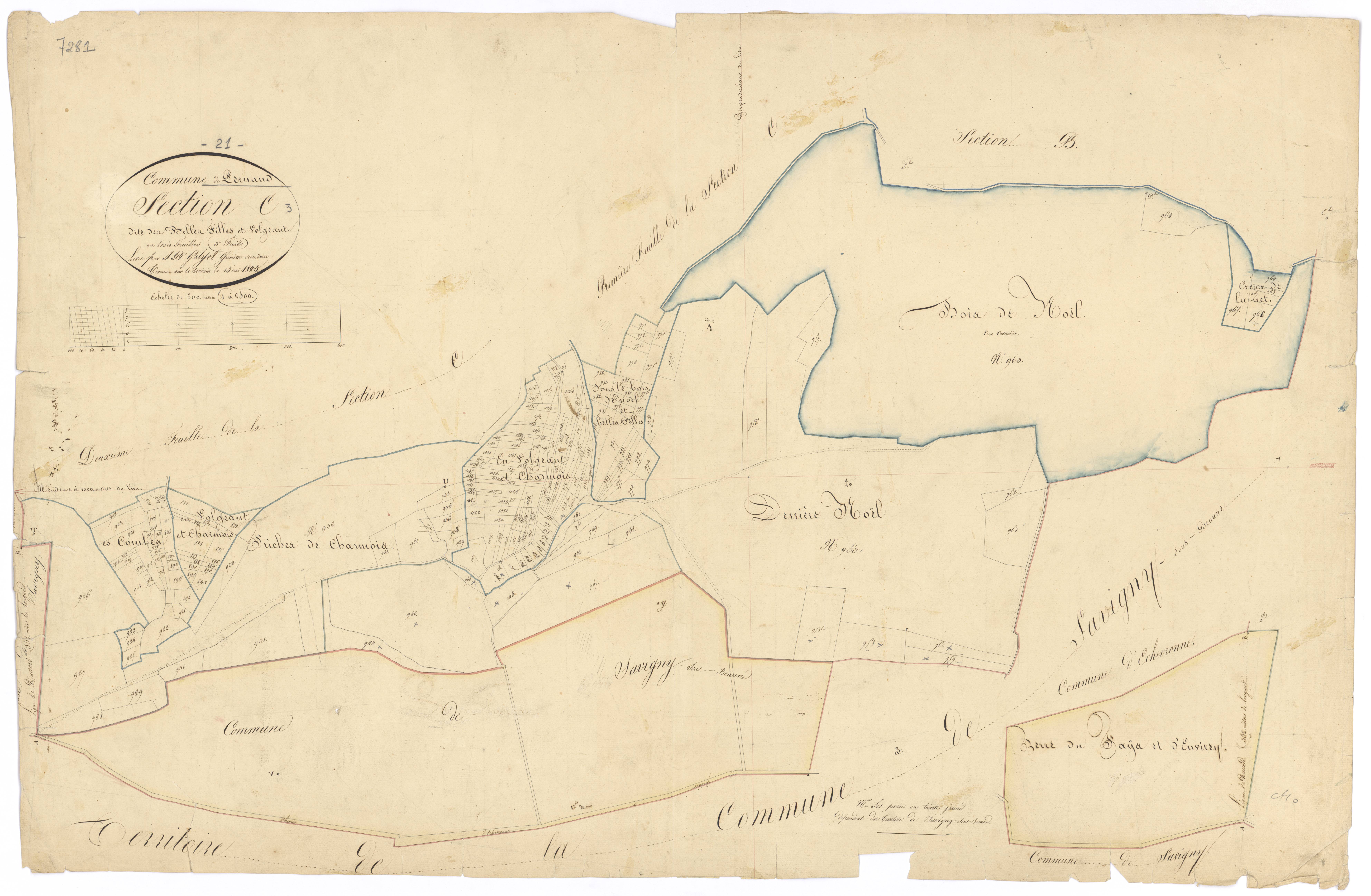 Pernand-Vergelesses - Section C3 - 3 P PLAN 479/8