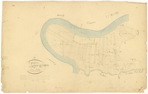 Perrigny-sur-l'Ognon - Section A1 - 3 P PLAN 482/2