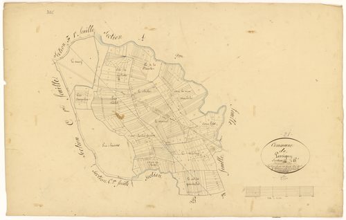 Perrigny-sur-l'Ognon - Section B1 - 3 P PLAN 482/4