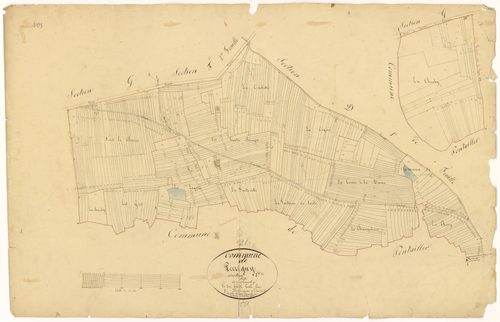 Perrigny-sur-l'Ognon - Section E - 3 P PLAN 482/12