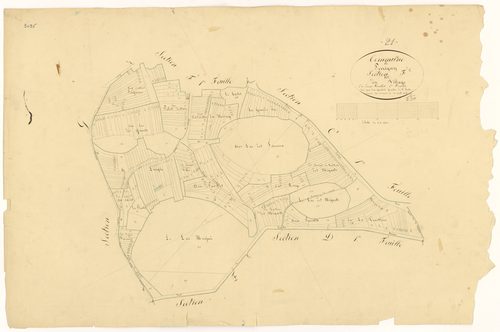 Perrigny-sur-l'Ognon - Section F2 - 3 P PLAN 482/14