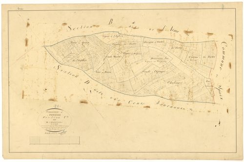 Pichanges - Section C - 3 P PLAN 483/6
