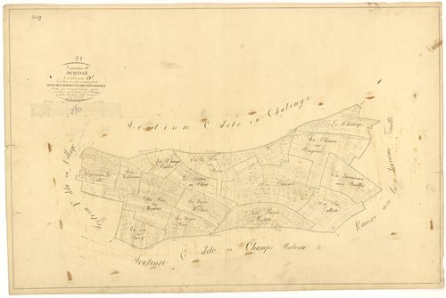Pichanges - Section D1 - 3 P PLAN 483/7