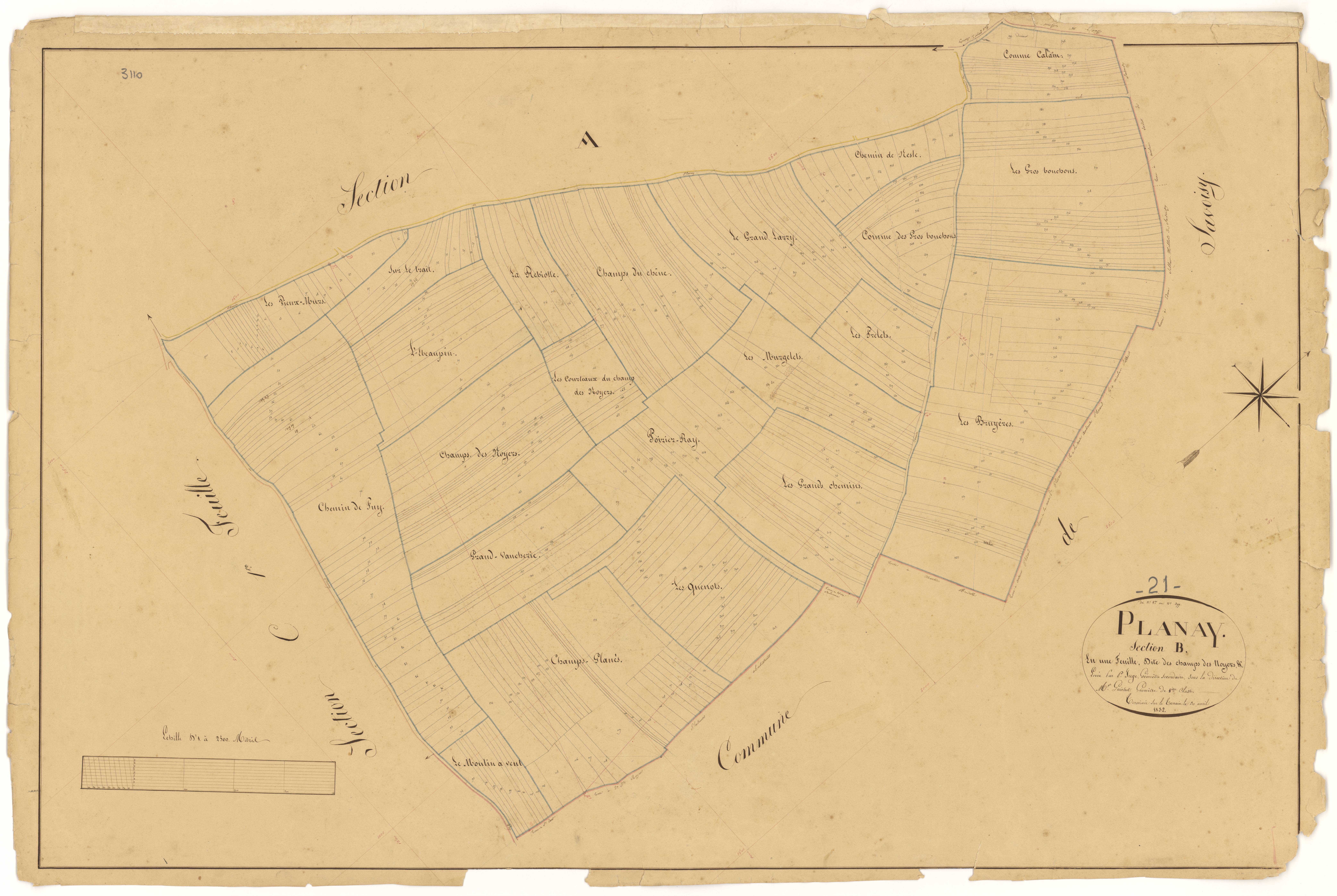 Planay - Section B - 3 P PLAN 484/3
