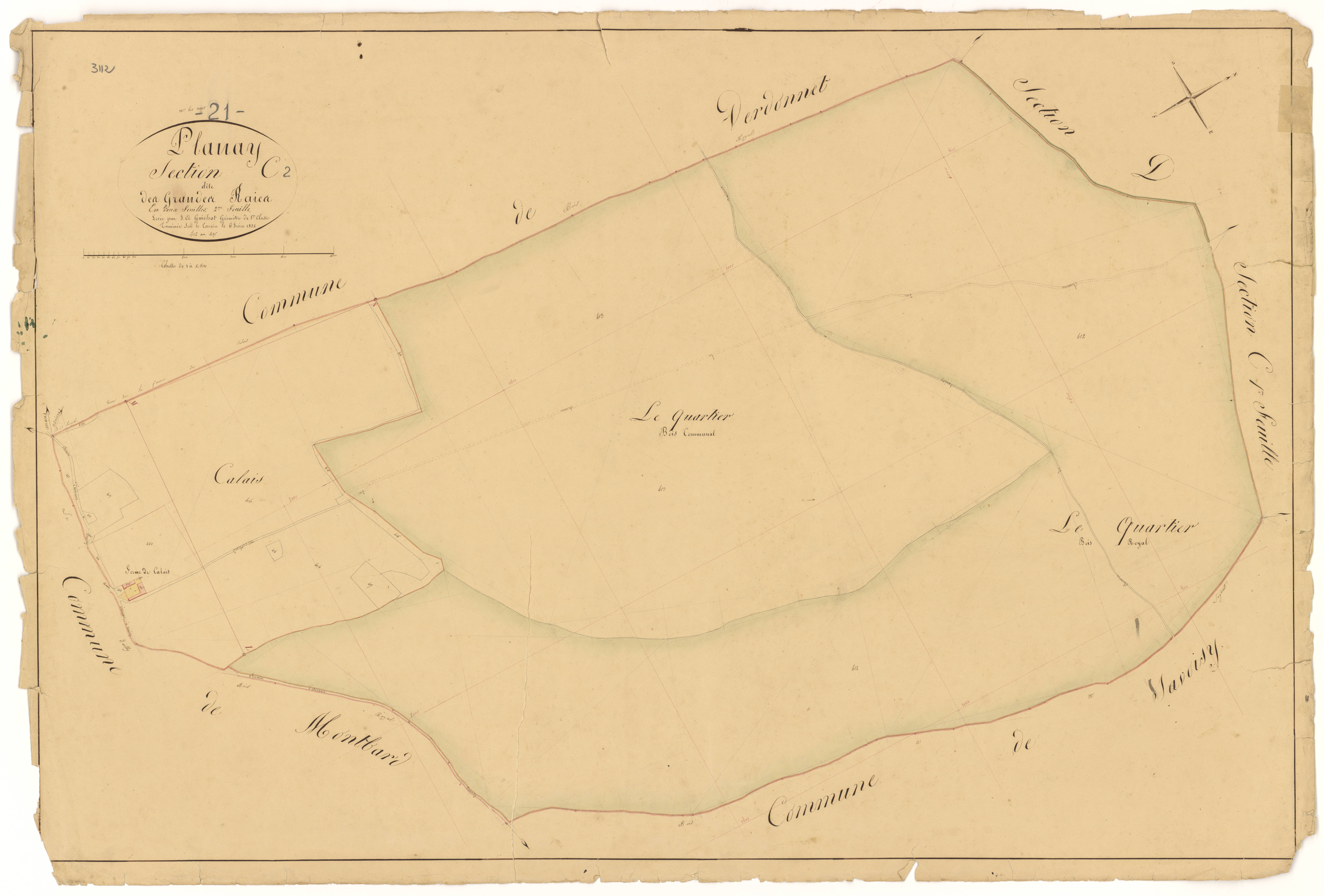 Planay - Section C2 - 3 P PLAN 484/5