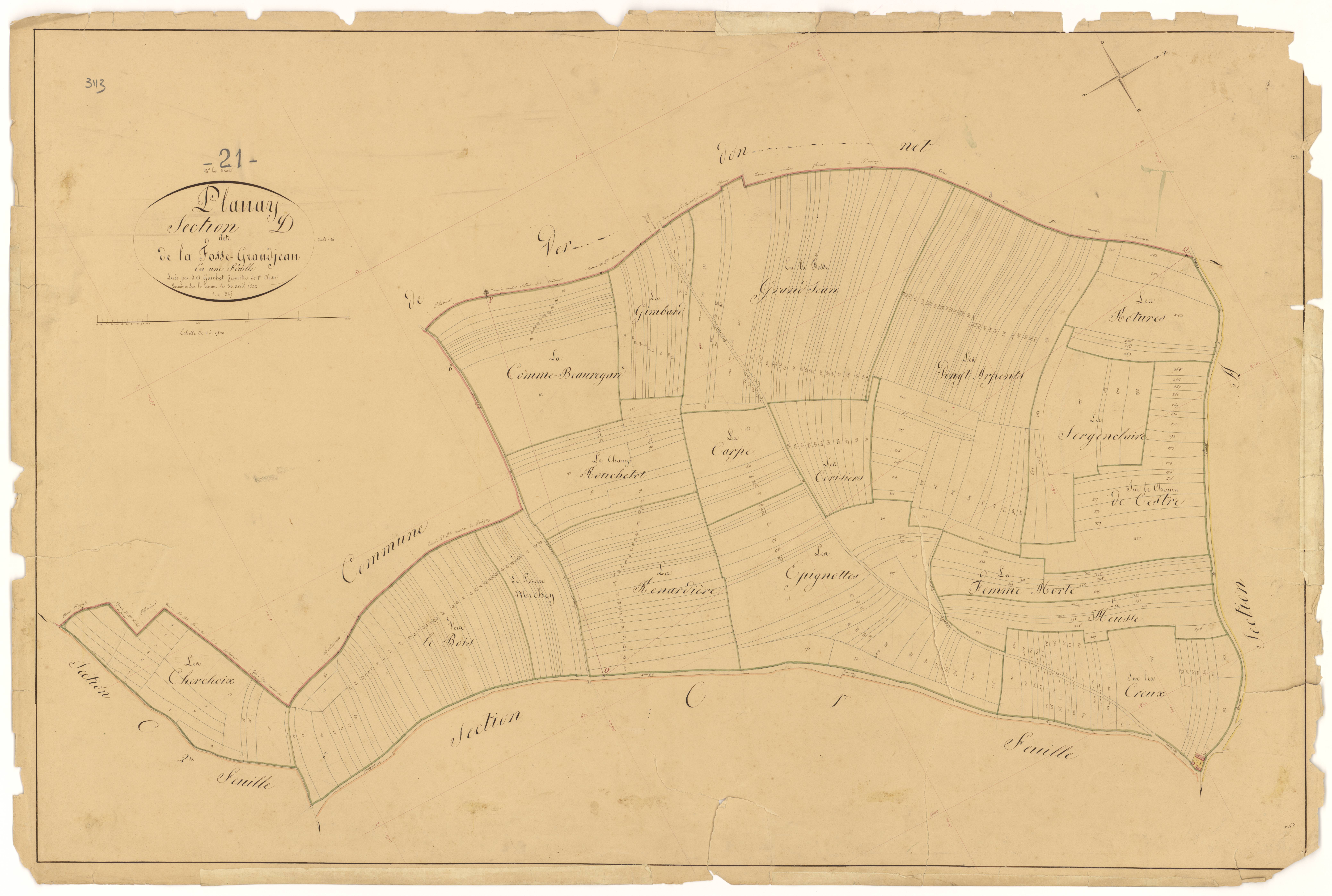 Planay - Section D - 3 P PLAN 484/6
