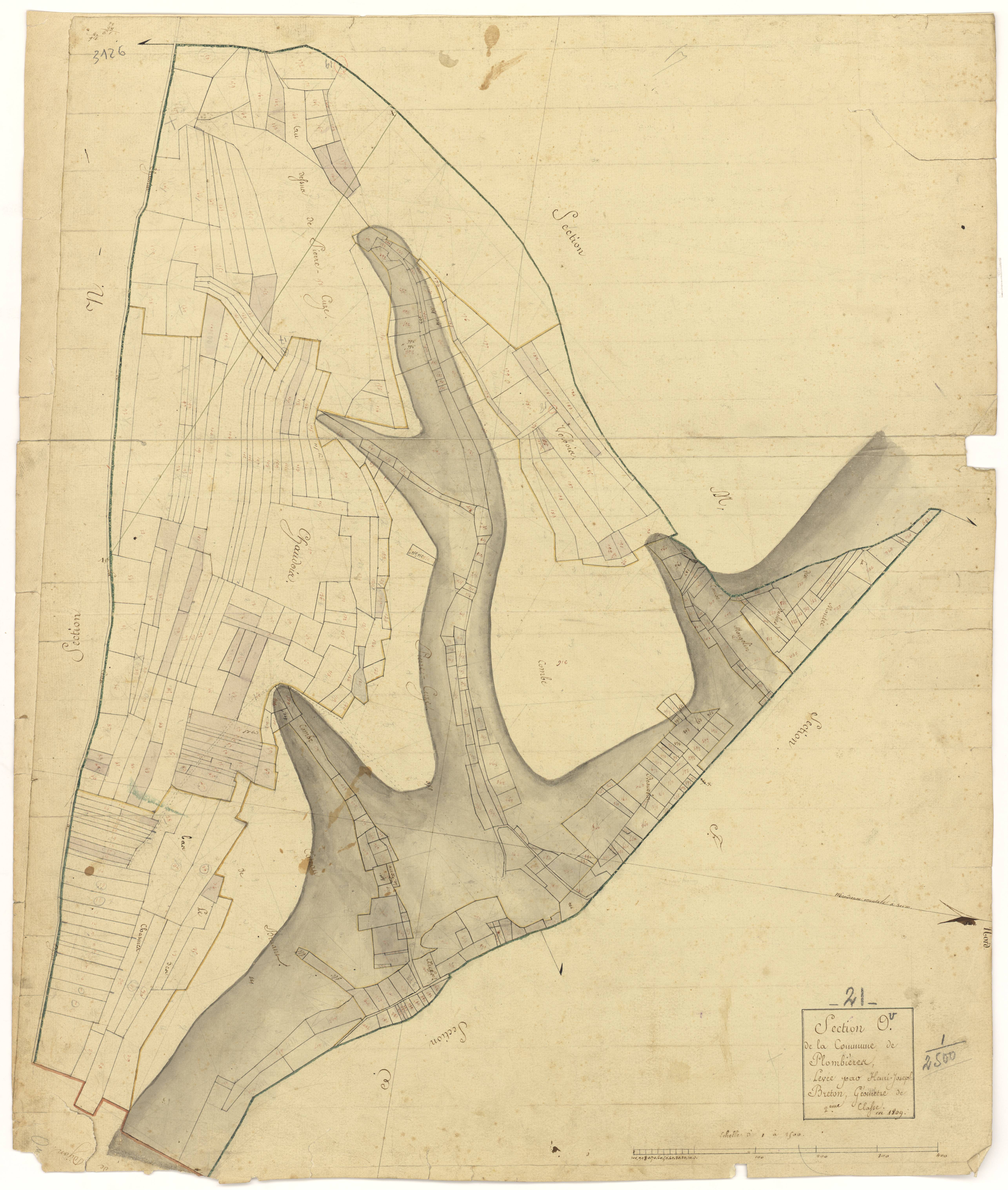 Plombières-lès-Dijon - Section O - 3 P PLAN 485/13