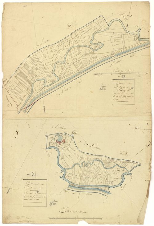 Plombières-lès-Dijon - Sections I et K - 3 P PLAN 485/9