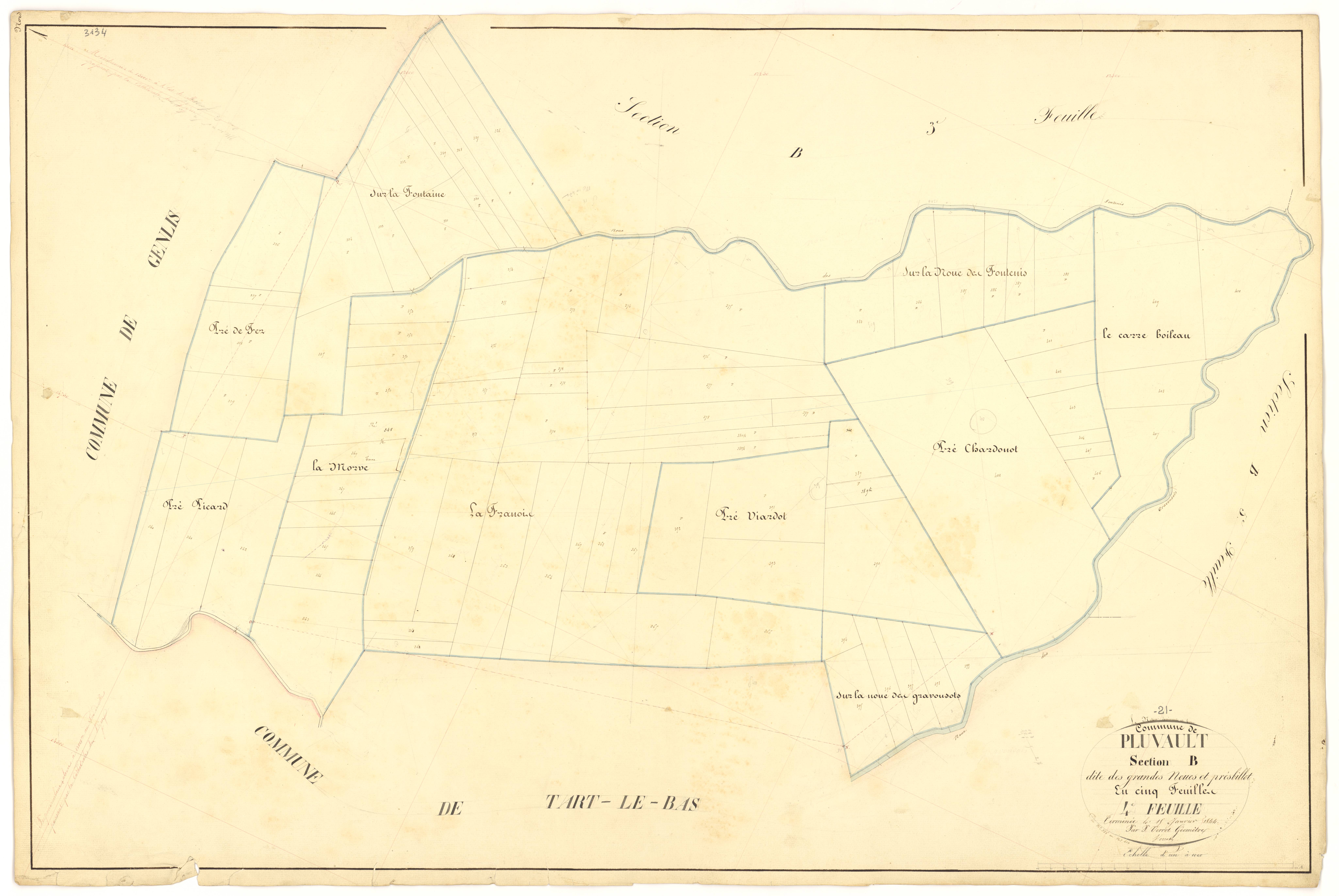 Pluvault - Section B4 - 3 P PLAN 486/8