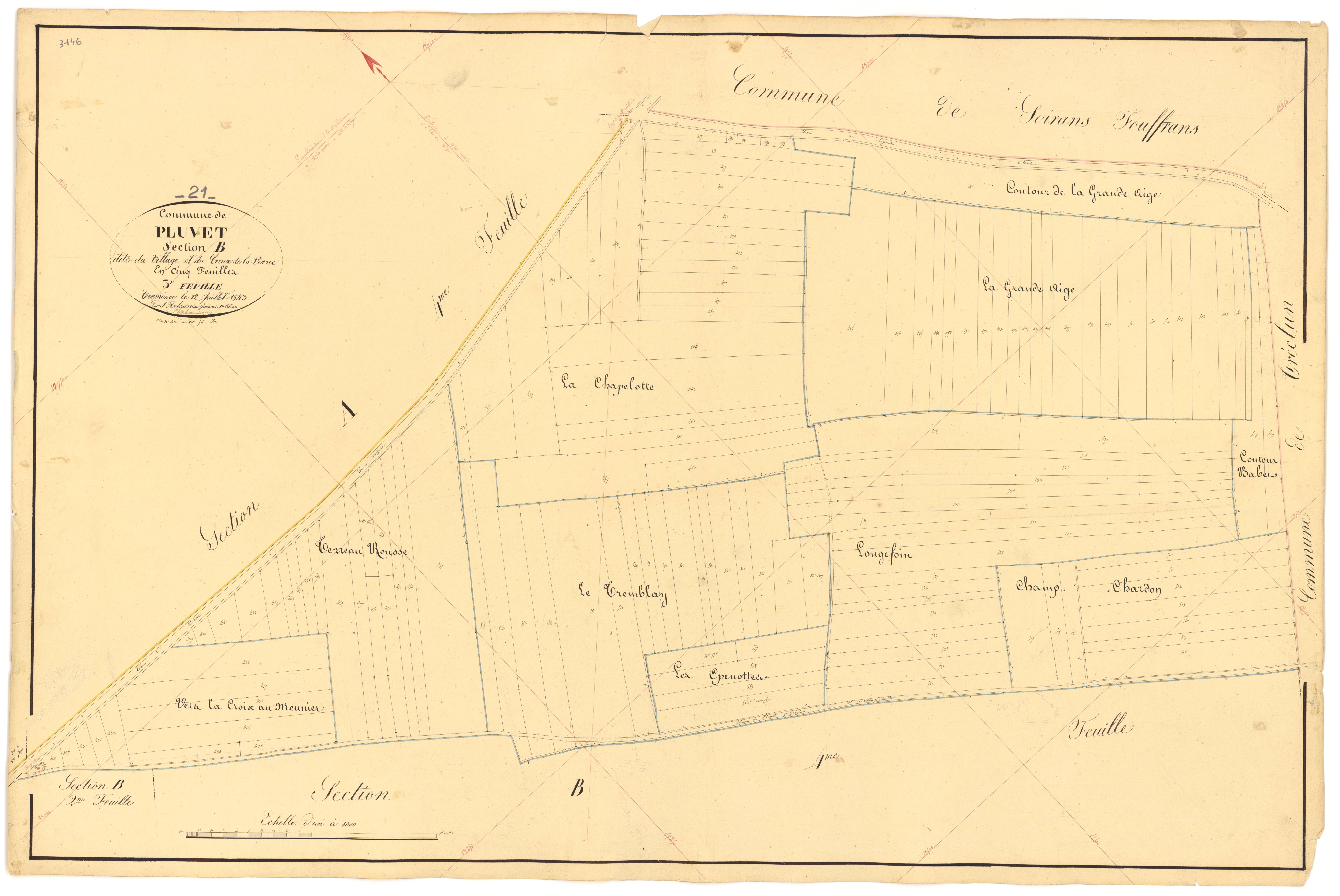 Pluvet - Section B3 - 3 P PLAN 487/8